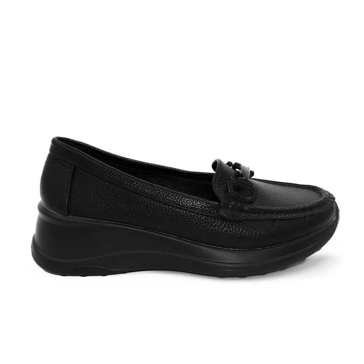 MOCASIN MUJER STHEF NEGRO 8121 - 1