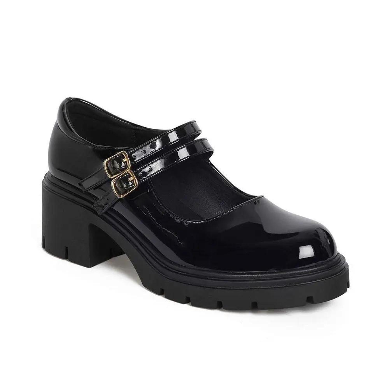 MOCASIN MUJER STHEF NEGRO CHAROL 8119 NEGRO 1128871 - 1