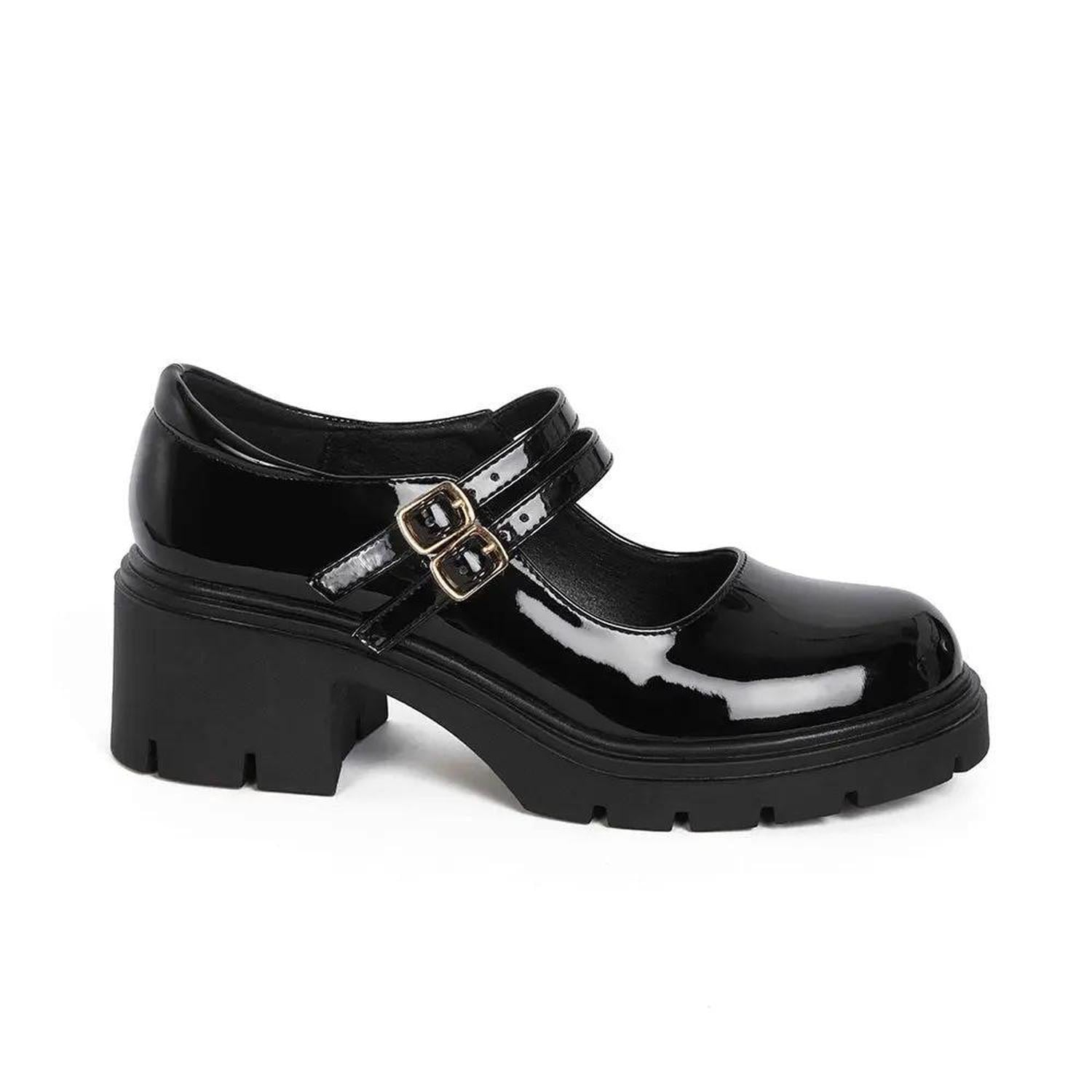 MOCASIN MUJER STHEF NEGRO CHAROL 8119 NEGRO 1128871 - 2