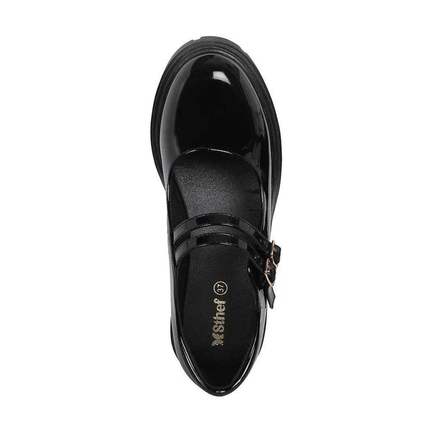 MOCASIN MUJER STHEF NEGRO CHAROL 8119 NEGRO 1128871 - 4