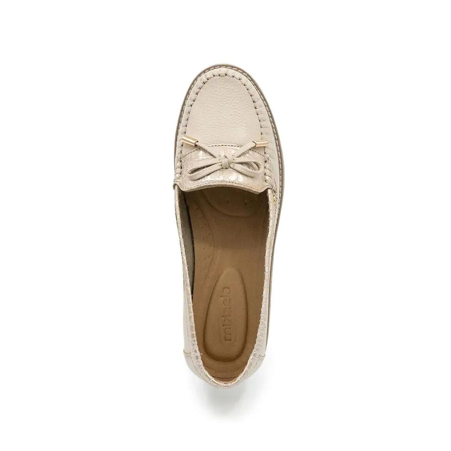 ZAPATO MUJER MIKAELA CASUAL VAINILLA/DORADO MS761 BEIGE 1135432 - 4