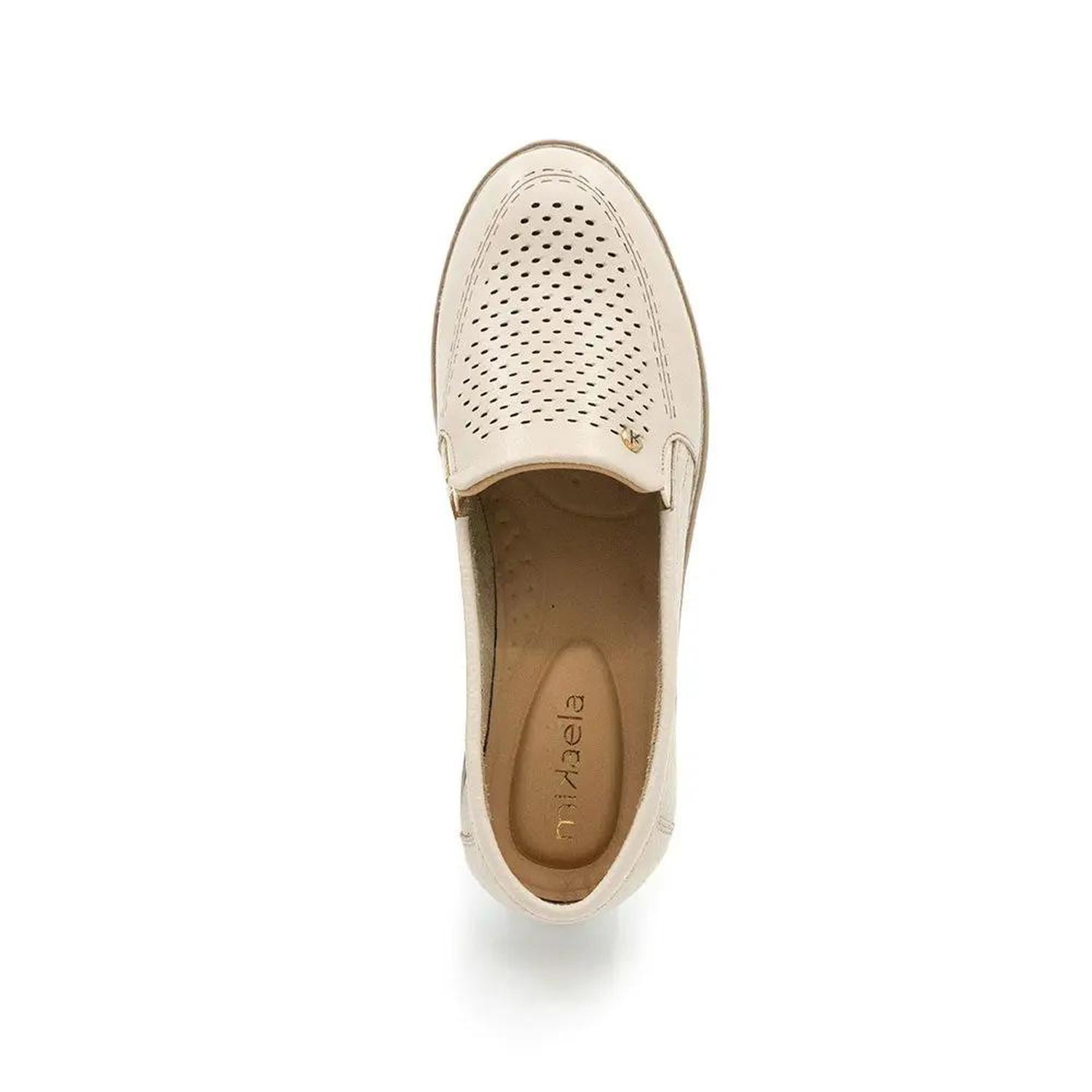 ZAPATO MUJER MIKAELA CASUAL VAINILLA MS832 BEIGE 1135422 - 4