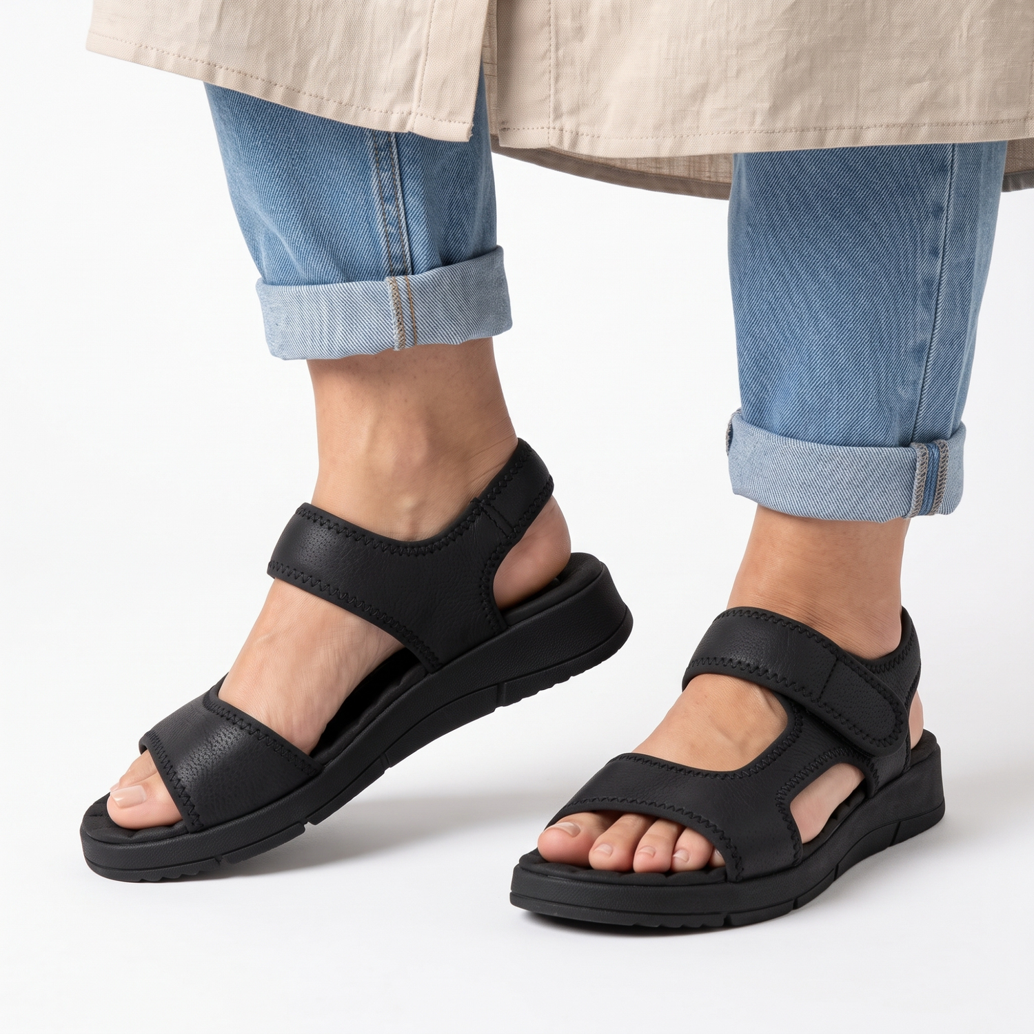 SANDALIA MUJER PICCADILLY CASUAL PRETO 57100400000019 NEGRO 1111517 - 2