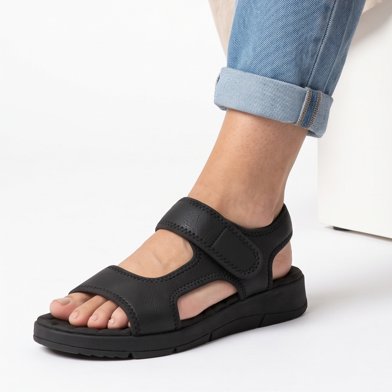 SANDALIA MUJER PICCADILLY CASUAL PRETO 57100400000019 NEGRO 1111517 - 4
