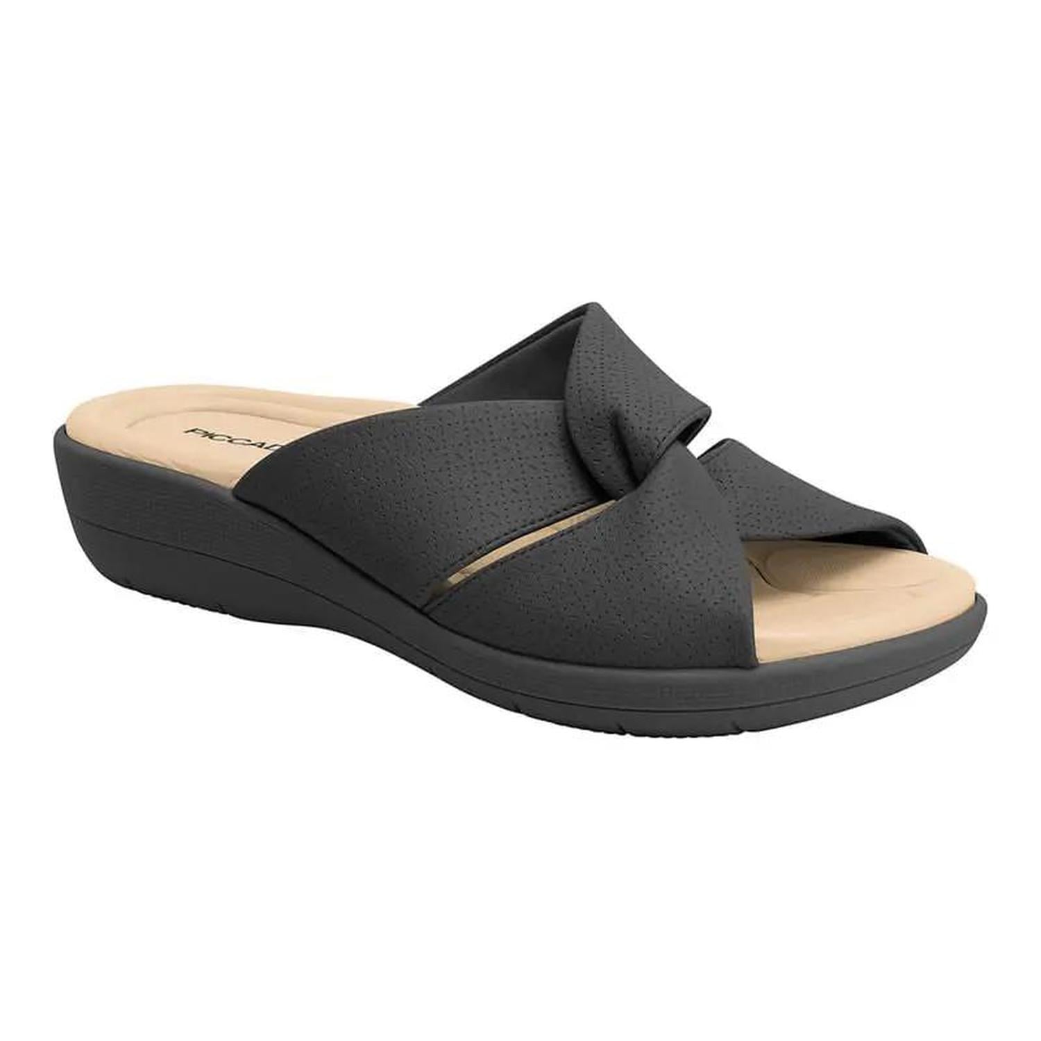SANDALIA FASCITE MUJER PICCADILLY CASUAL PRETO 23902300000006 - 1