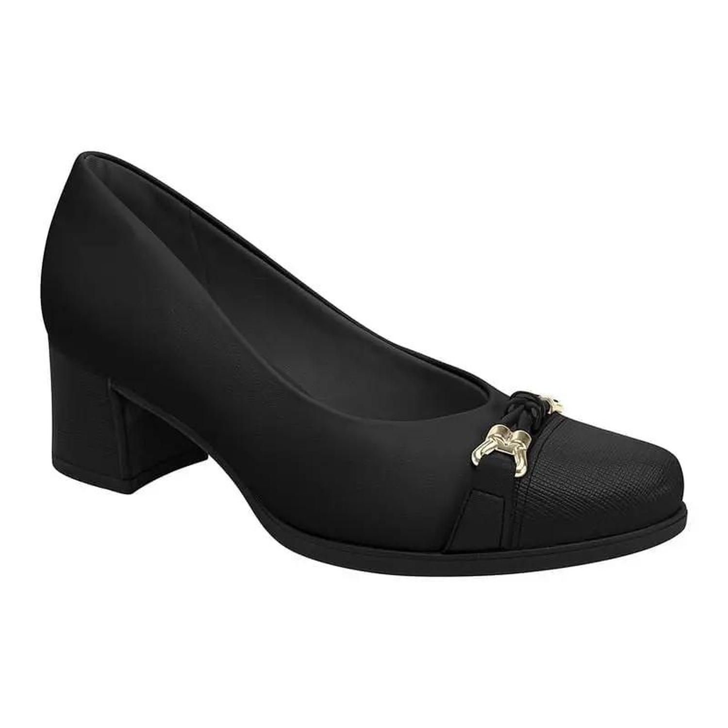 ZAPATO MUJER PICCADILLY VESTIR PRETO 65404600000006 - 1