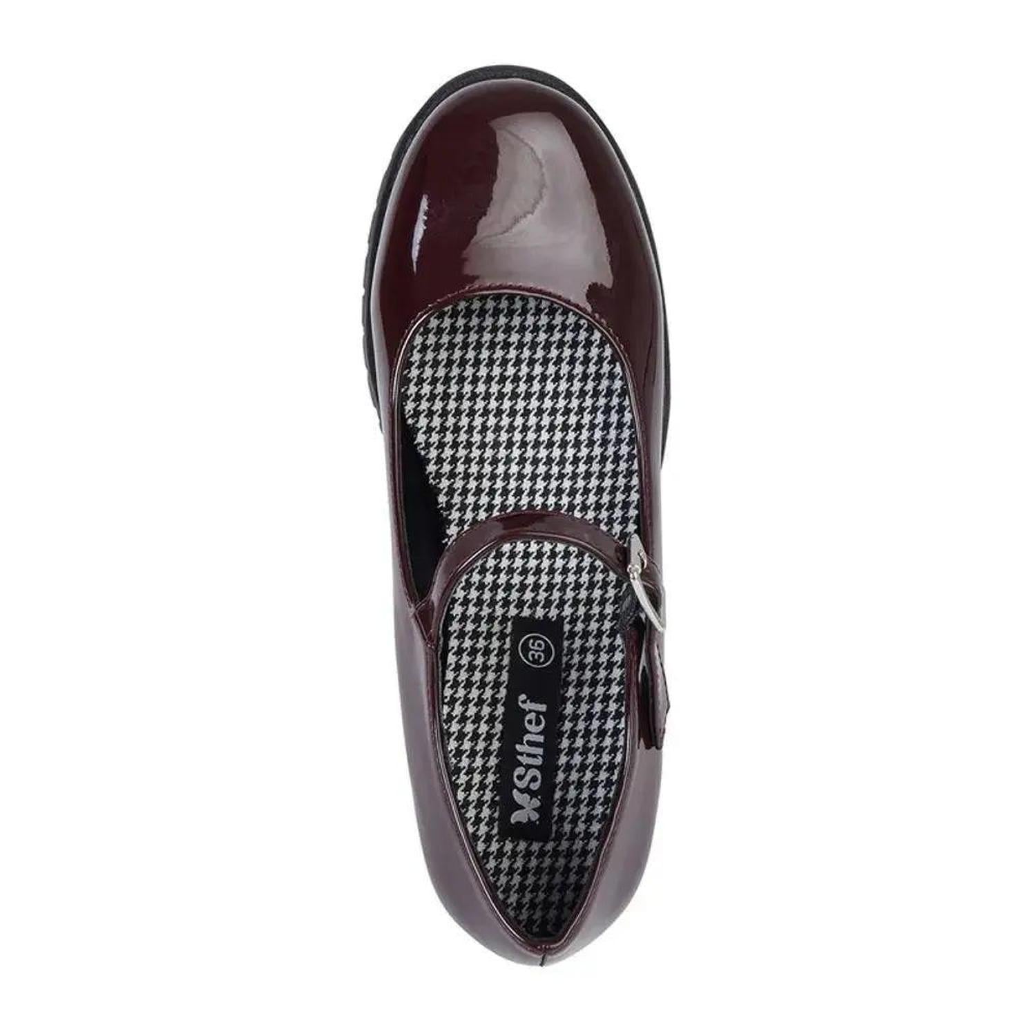 MOCASIN MUJER STHEF BURGUNDY 7896 ROJO 1113994 - 4