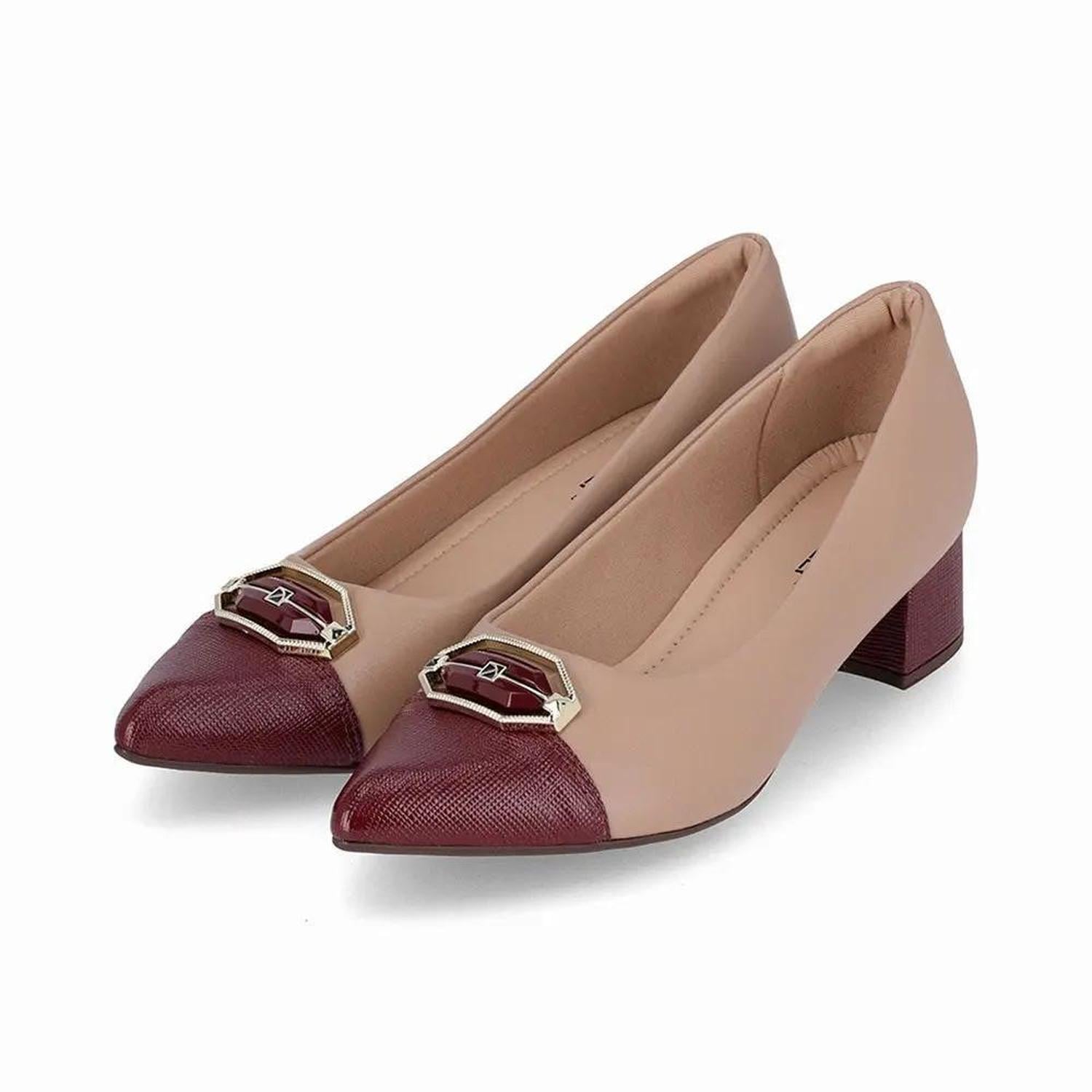 ZAPATO MUJER PICCADILLY VESTIR FENDI/VINHO 73907800000001 BEIGE 1134181 - 2