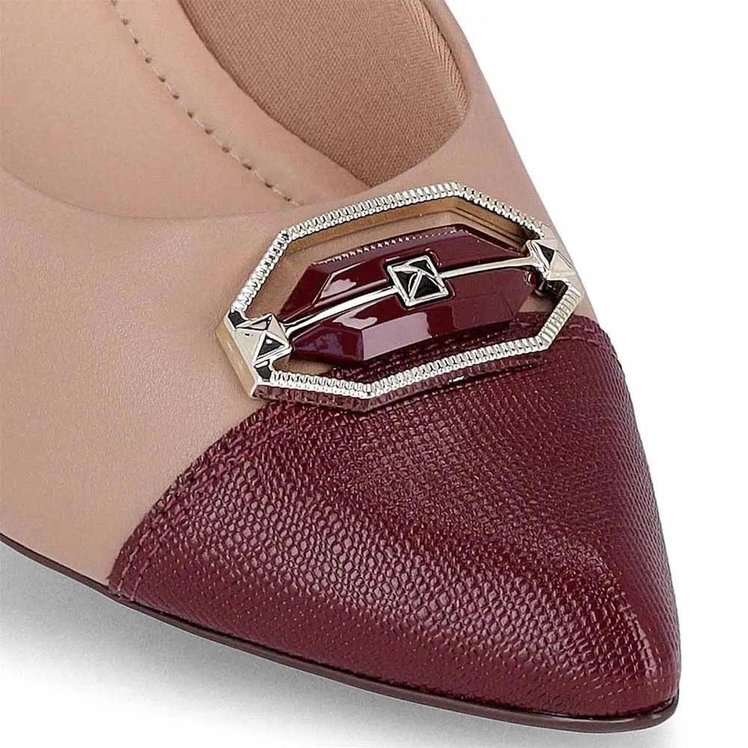 ZAPATO MUJER PICCADILLY VESTIR FENDI/VINHO 73907800000001 BEIGE 1134181 - 4