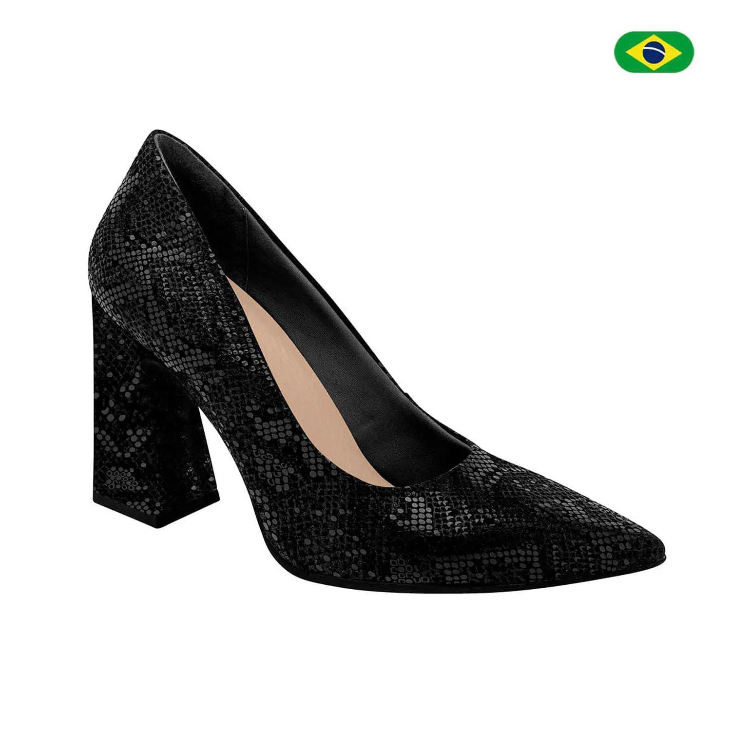 ZAPATOS PUMPS MUJER 749101 PRETO - 1