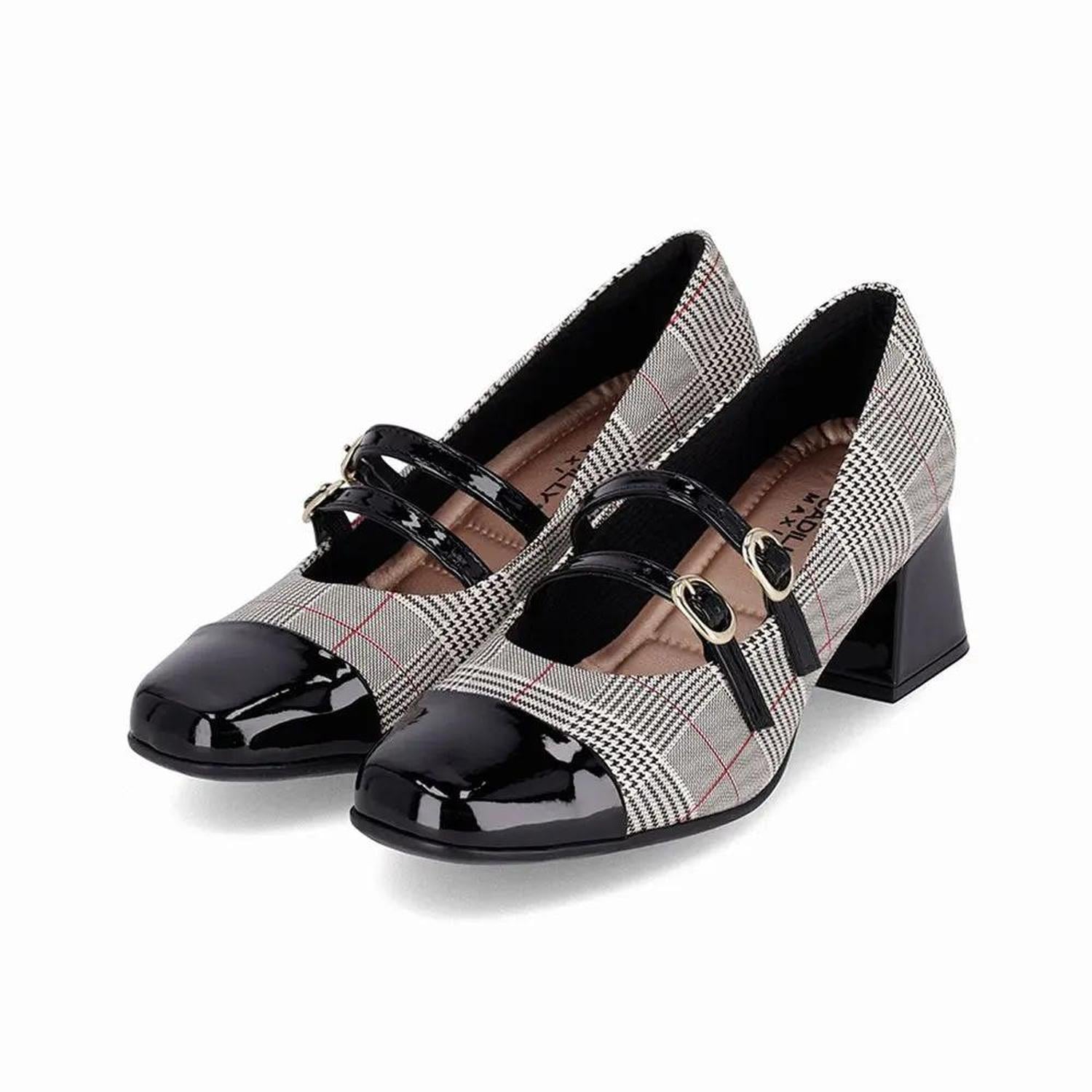 ZAPATO MAXI MUJER PICCADILLY OFF WHITE/PRETO 74804100000001 - 1