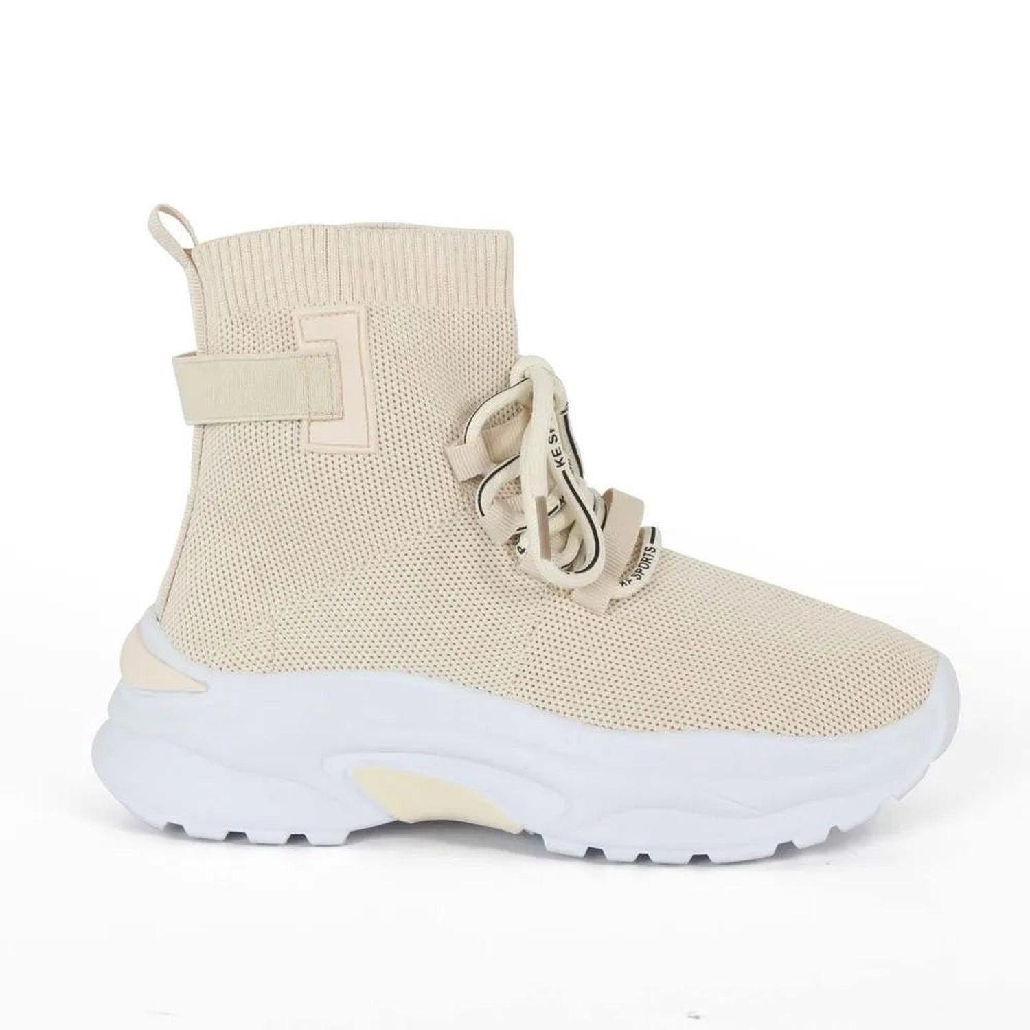 ZAPATILLAS MUJER 7332 BEIGE-STHEF - 1