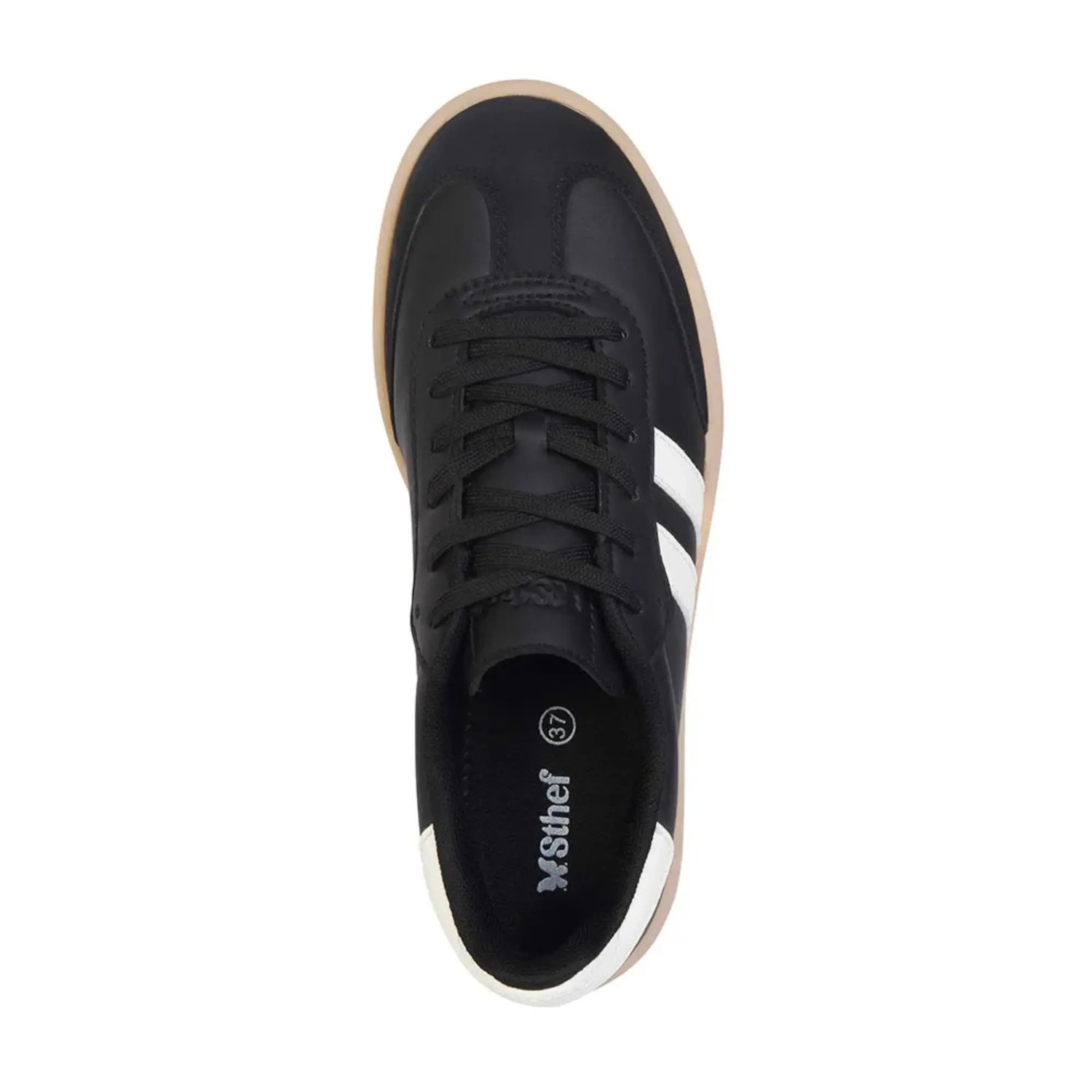 ZAPATILLA MUJER STHEF CASUAL BLACK 8132 NEGRO 1128999 - 4