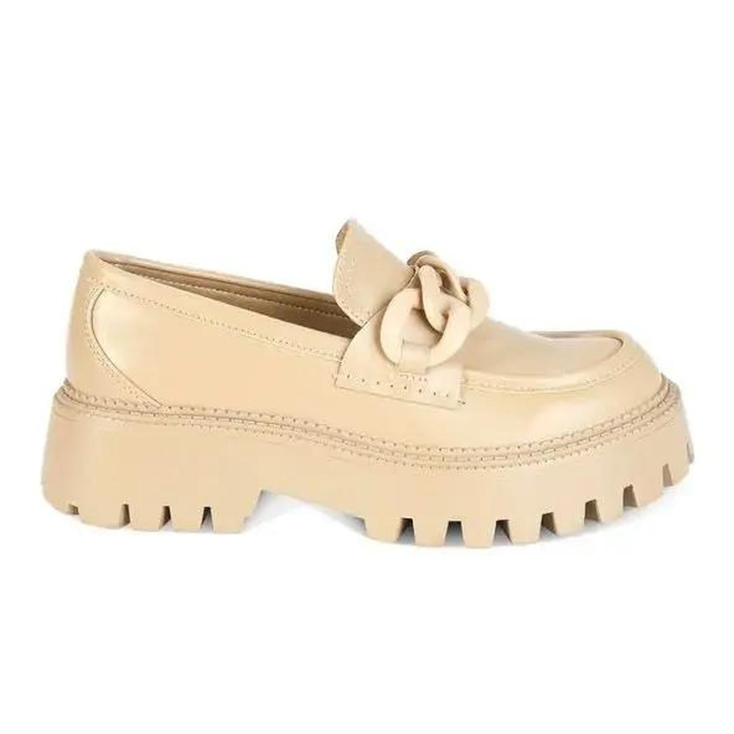 MOCASIN MUJER STHEF BEIGE 7611 - 1
