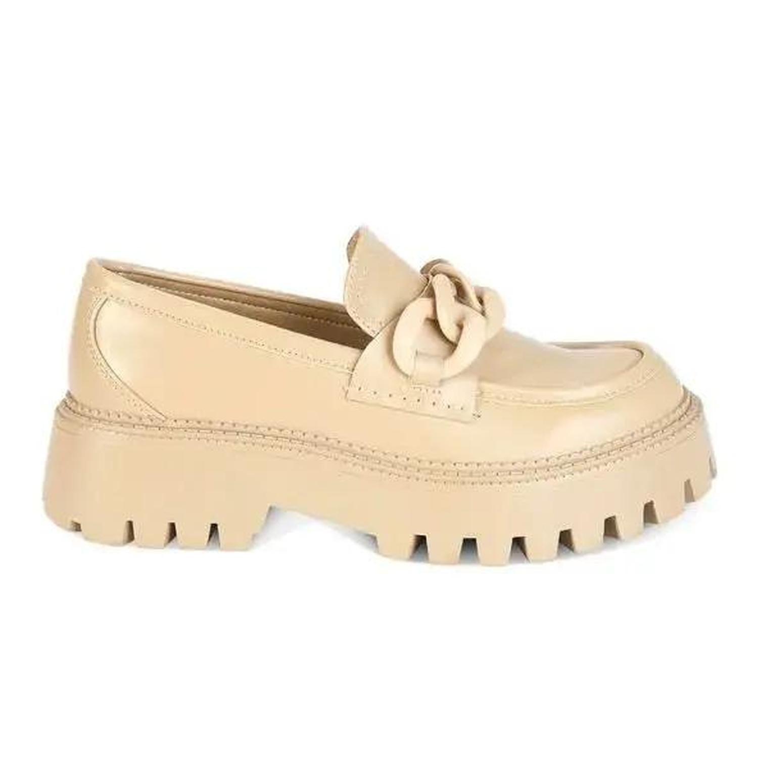 MOCASIN MUJER STHEF BEIGE 7611 - 1