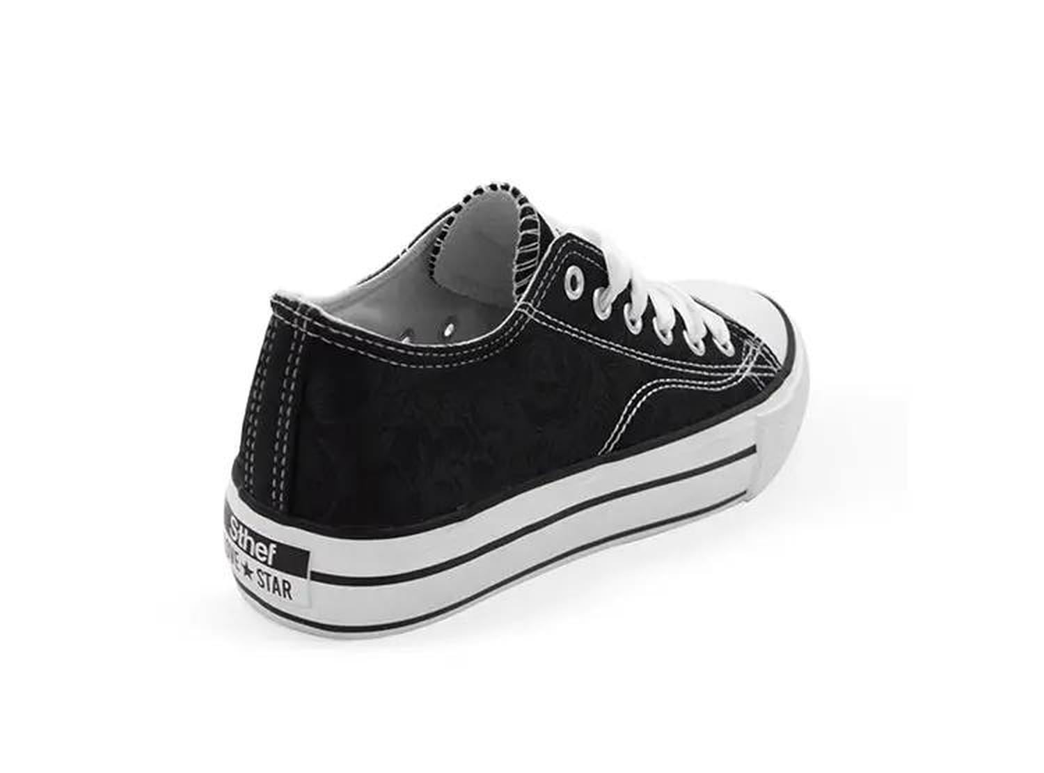 ZAPATILLA MUJER STHEF CASUAL NEGRO 8078 NEGRO 1123442 - 3