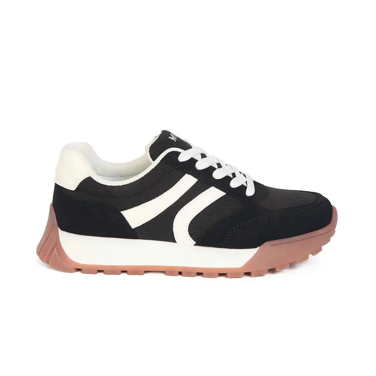 ZAPATILLA MUJER STHEF CASUAL BLACK 8134 - 1