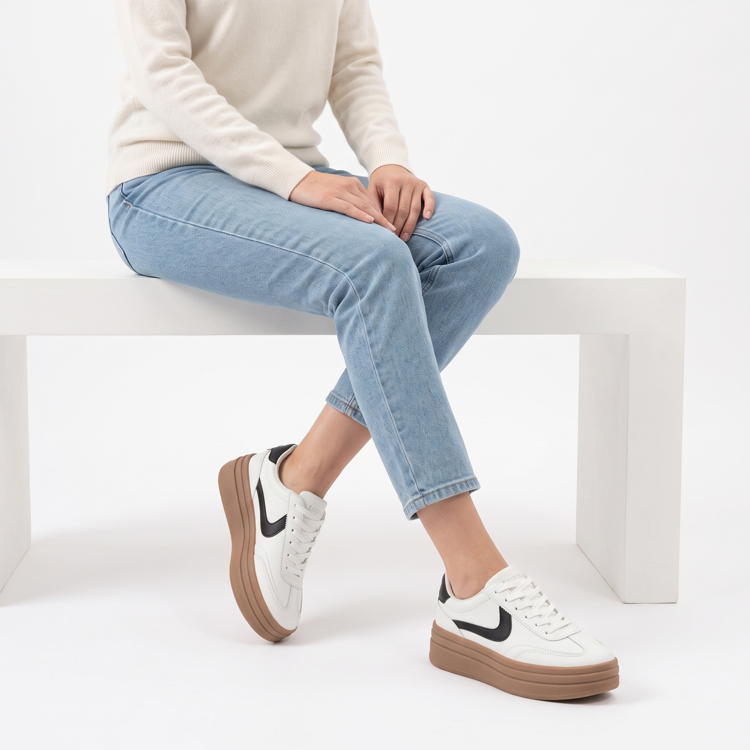 ZAPATILLA MUJER STHEF CASUAL WHITE 8131 BLANCO 1128993 - 5