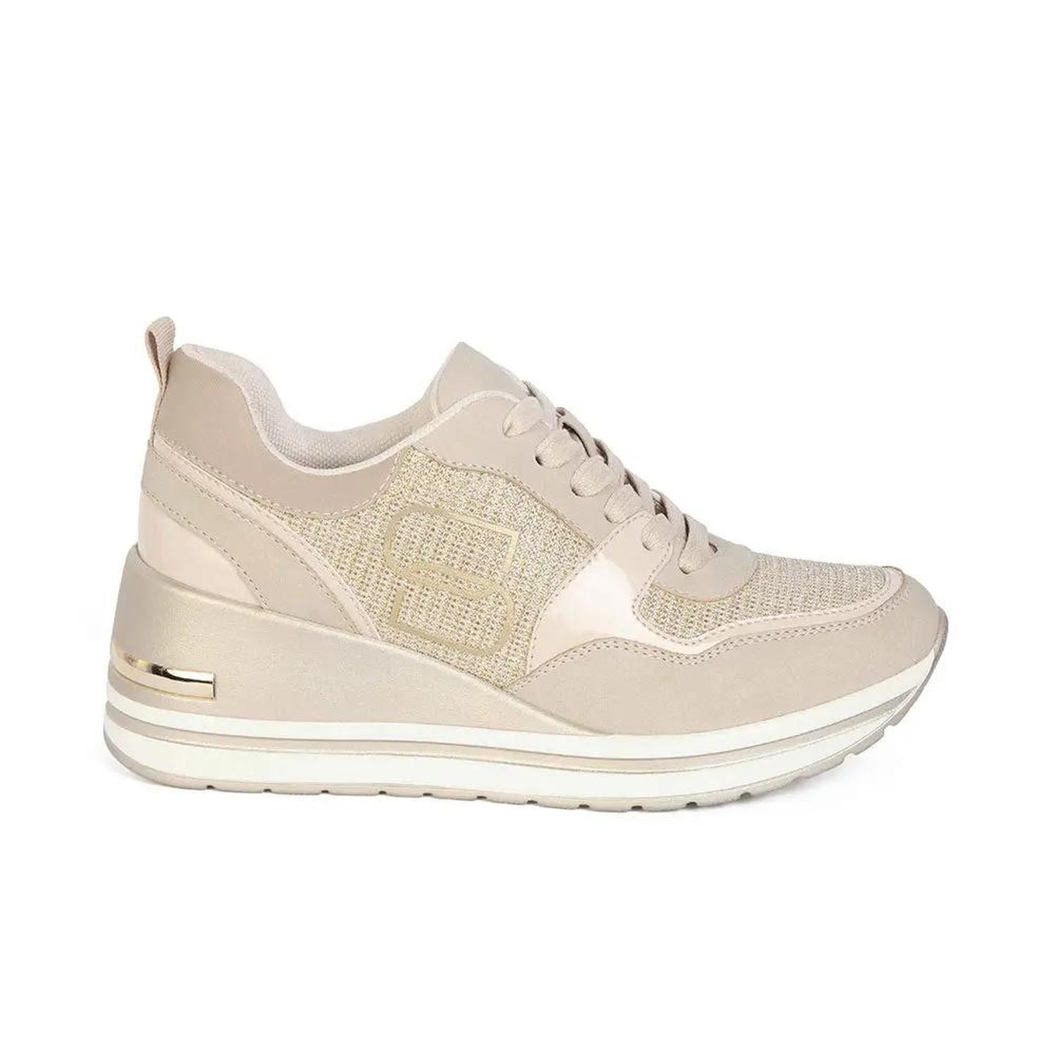 ZAPATILLA MUJER STHEF CASUAL DORADO 8114 - 1