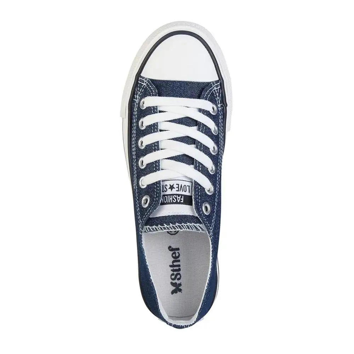ZAPATILLA MUJER STHEF CASUAL JEANS AZUL 8080 AZUL 1123461 - 4