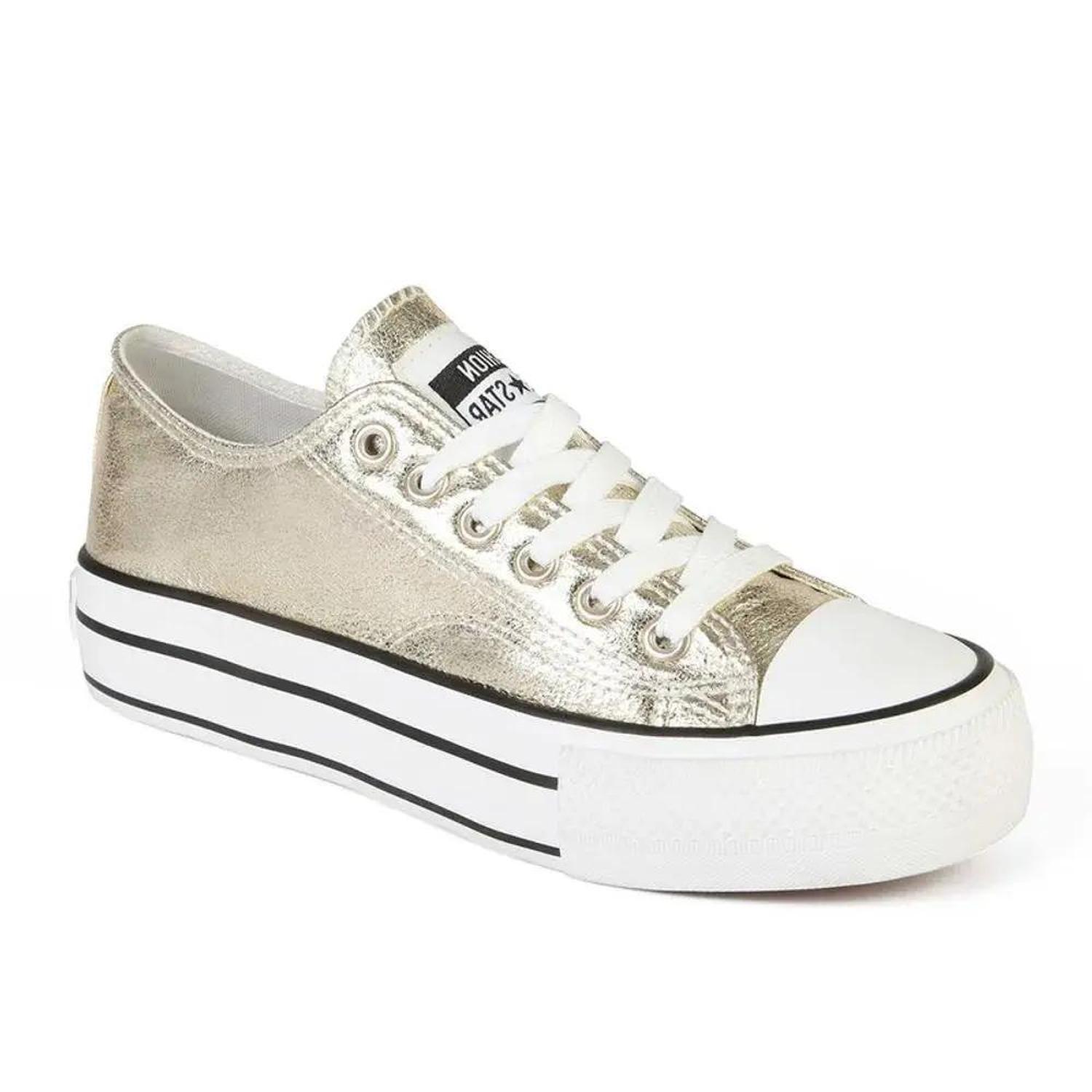 ZAPATILLA MUJER STHEF CASUAL DORADO 8081 DORADO 1123473 - 1
