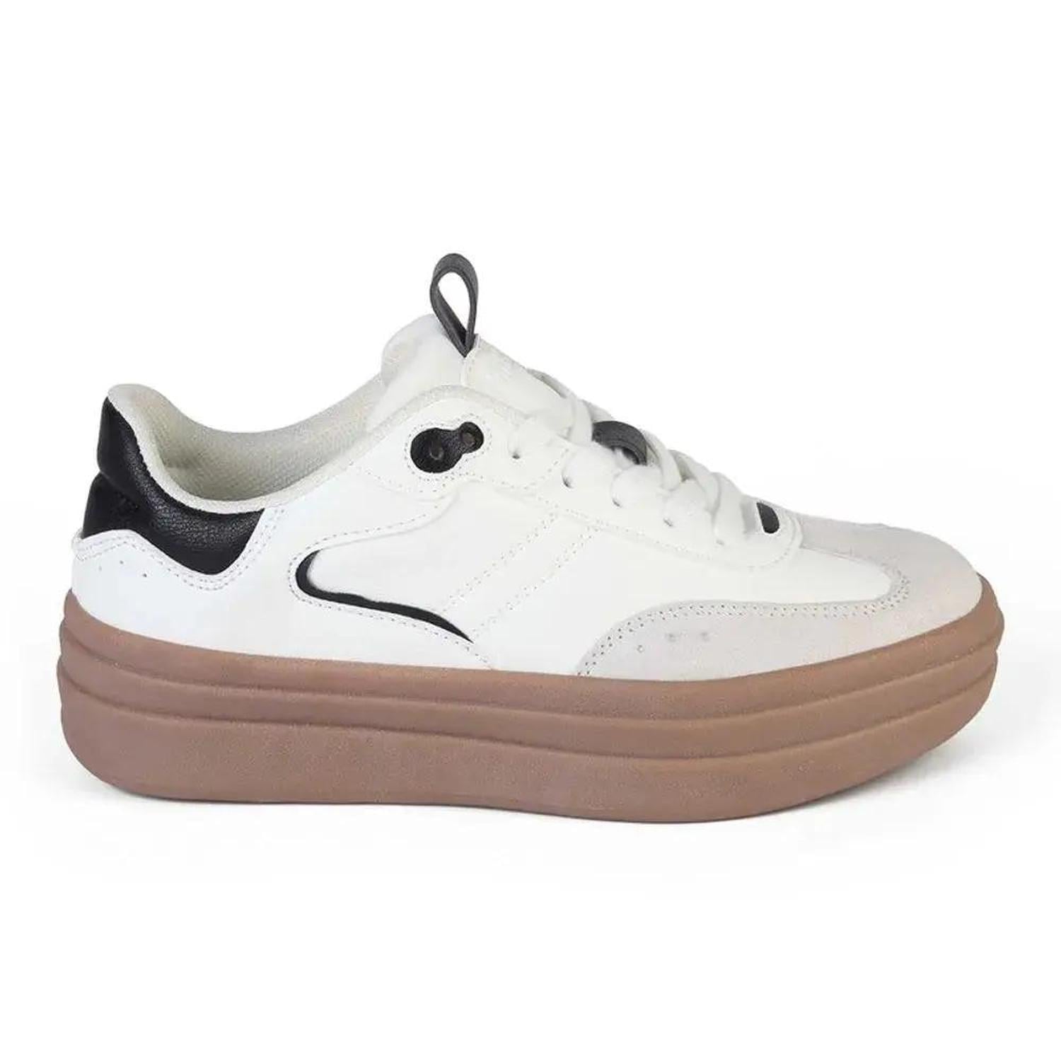 ZAPATILLA MUJER STHEF CASUAL WHITE 7975 - 1