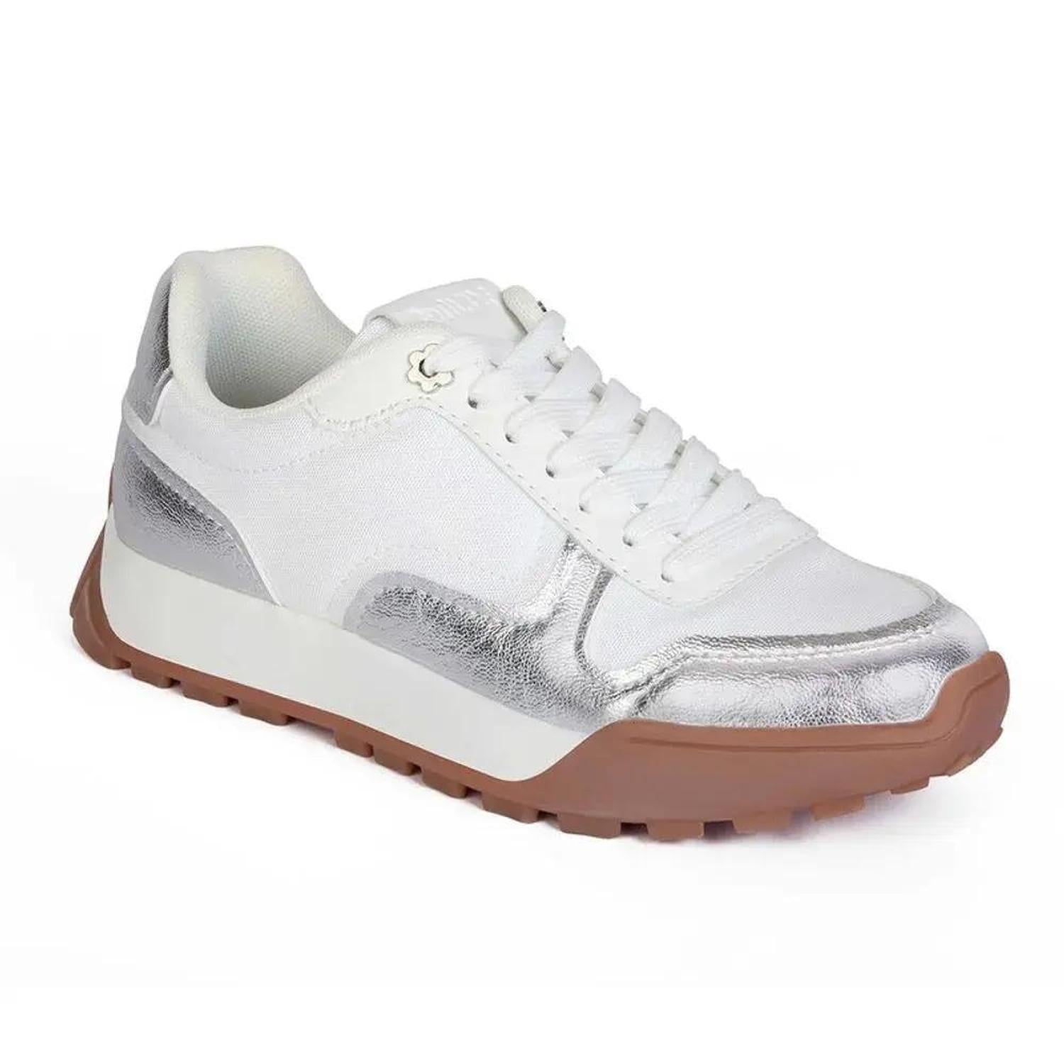 ZAPATILLA MUJER STHEF CASUAL WHITE/SILVER 7976 - 1