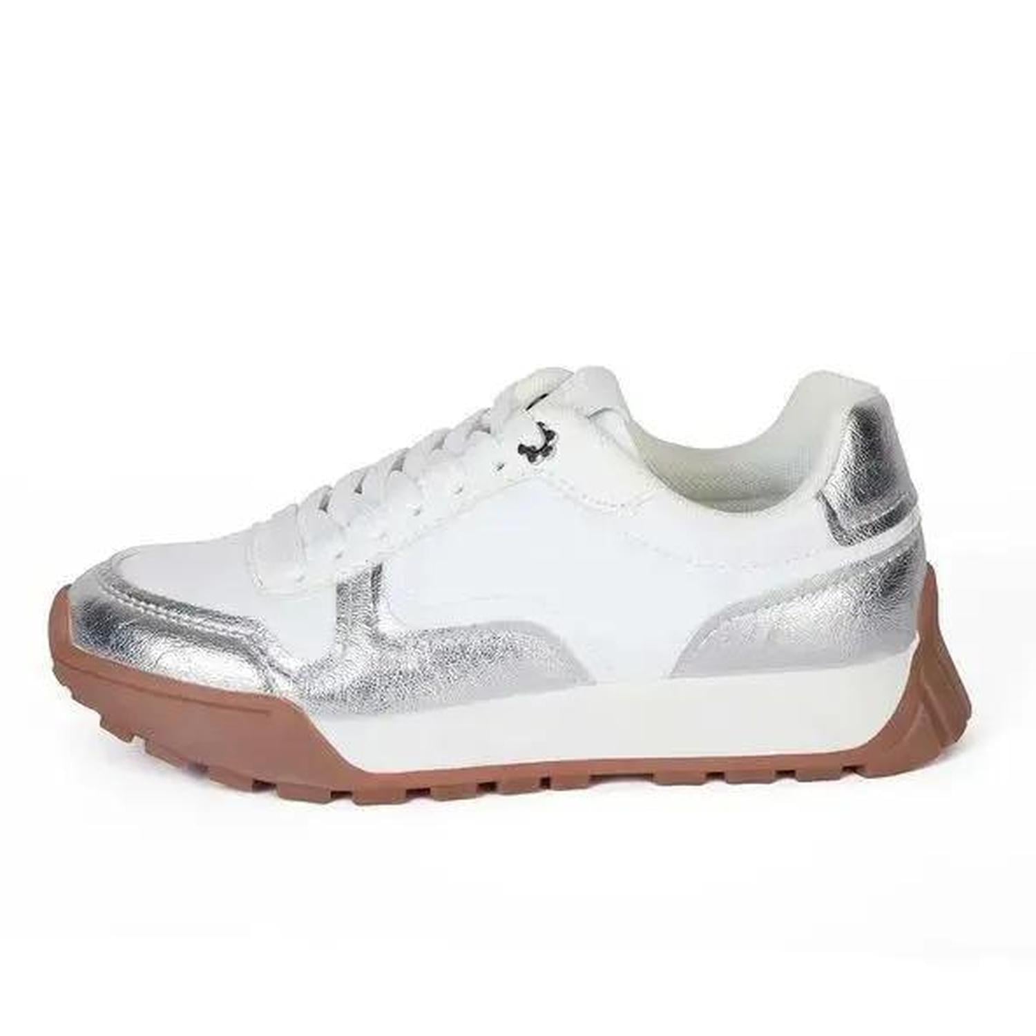 ZAPATILLA MUJER STHEF CASUAL WHITE/SILVER 7976 BLANCO 1121321 - 2