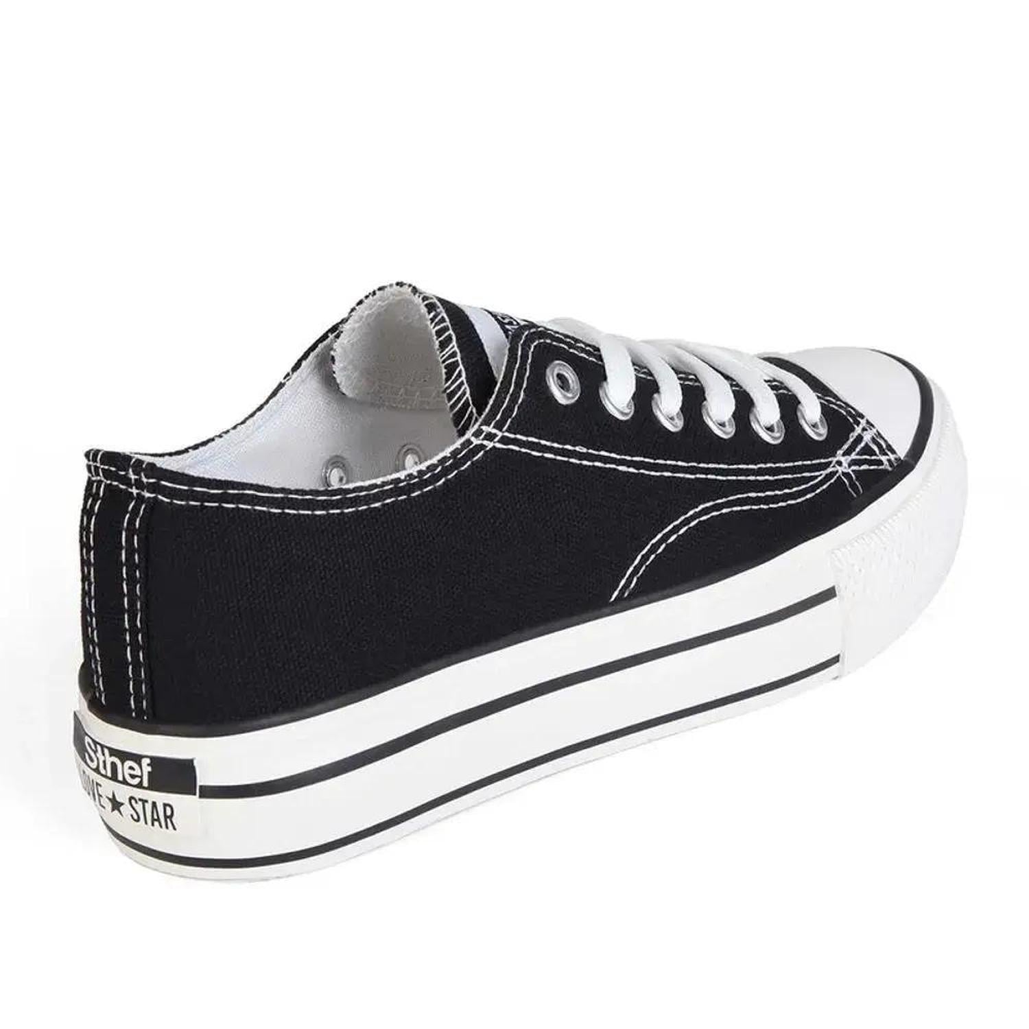 ZAPATILLA MUJER STHEF CASUAL NEGRO 8079 NEGRO 1123453 - 3