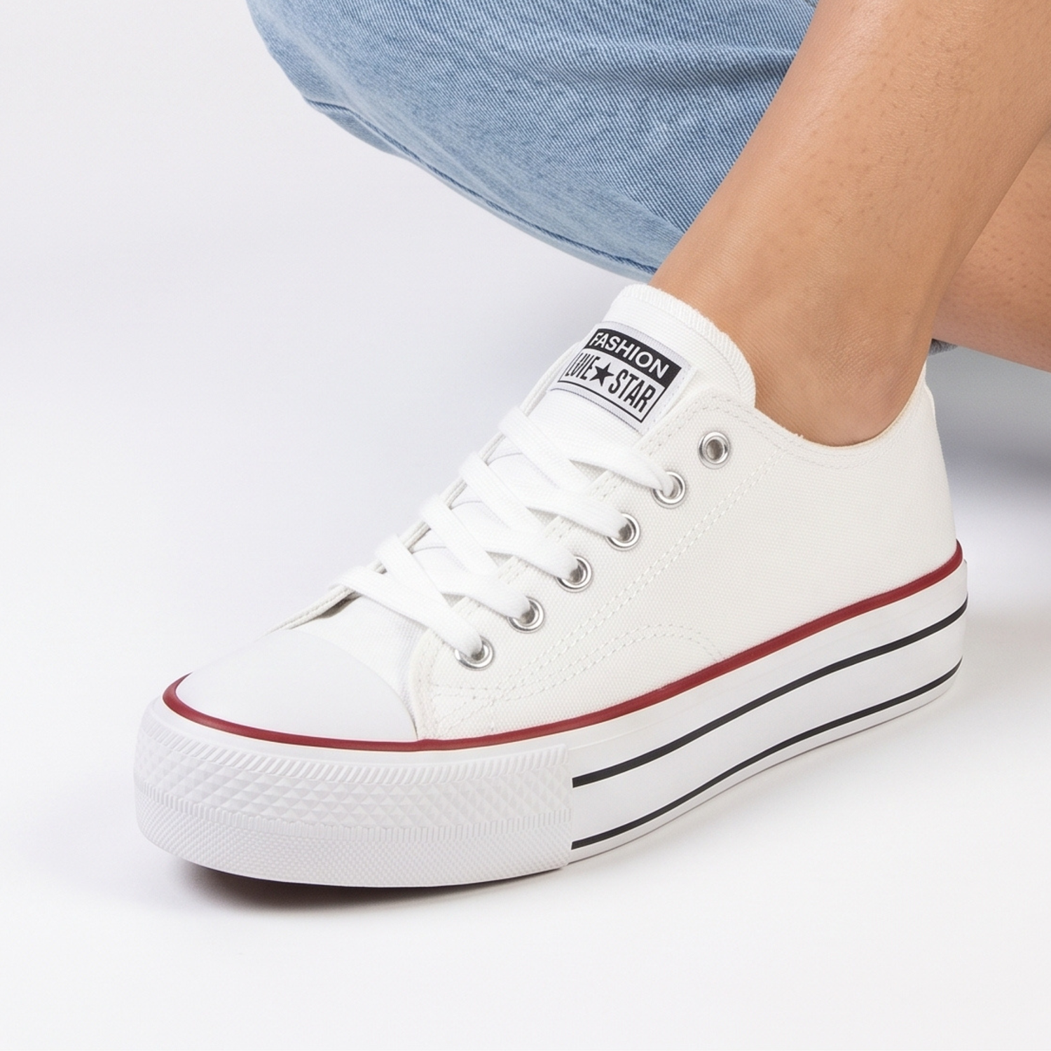 ZAPATILLA MUJER STHEF CASUAL BLANCO 8079 BLANCO 1123456 - 7