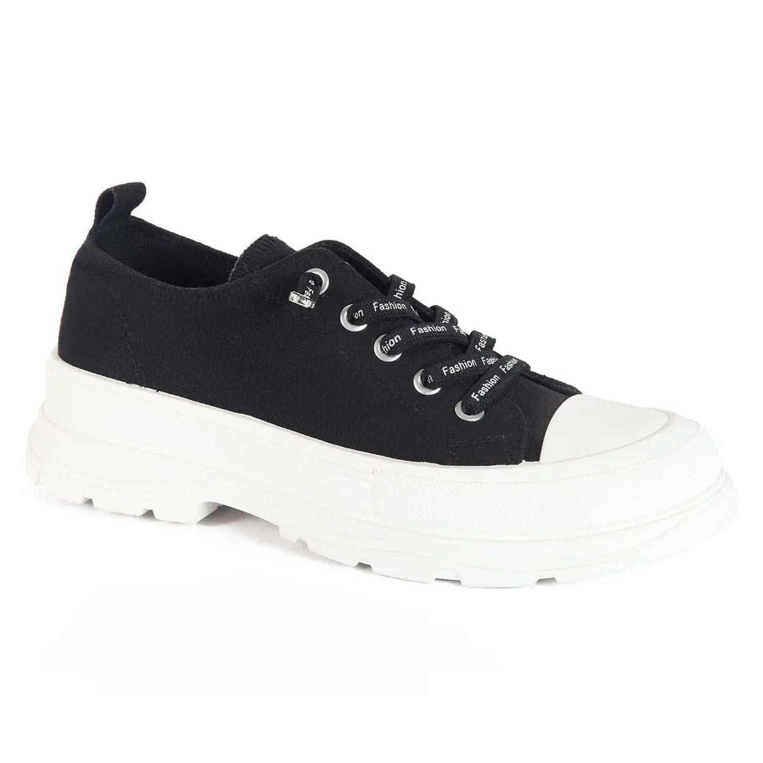 ZAPATILLA MUJER STHEF URBANA NEGRO 7568 TXTL - 1