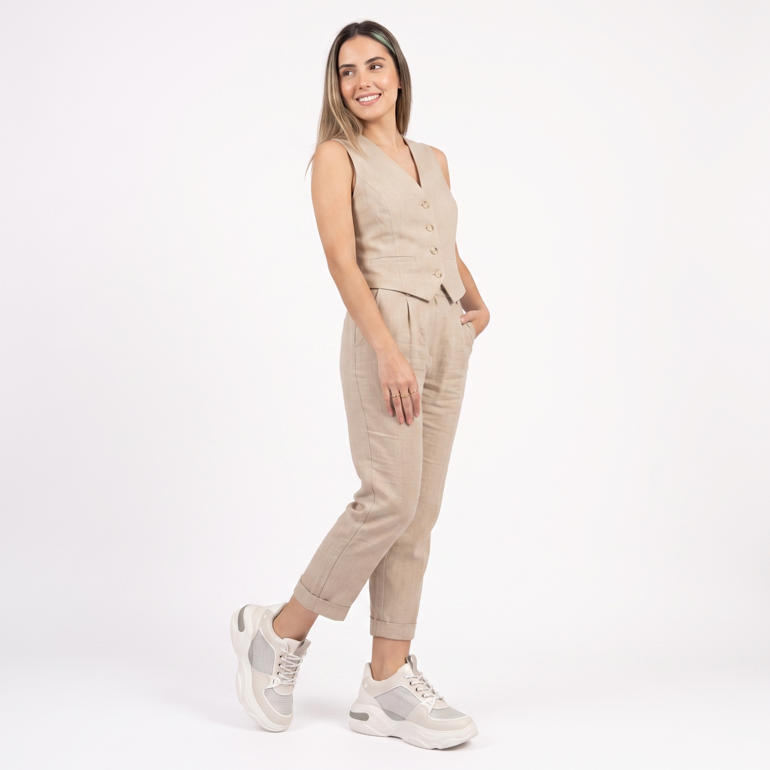 ZAPATILLAS MUJER T4181 WHITE/PRATA 37 BLANCO 1073903 - 2