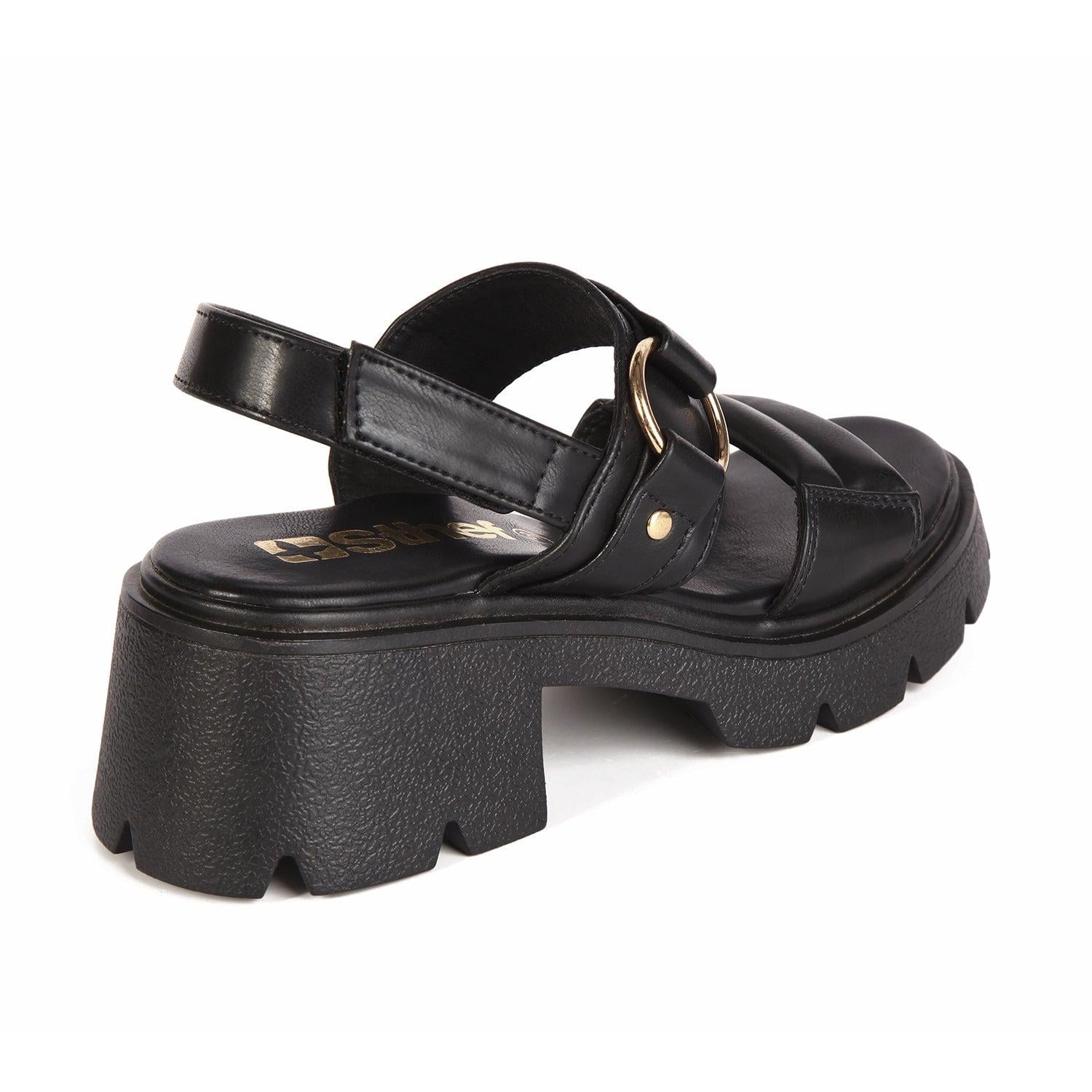 SANDALIA MUJER STHEF CASUAL NEGRO 7830 NEGRO 1106946 - 3