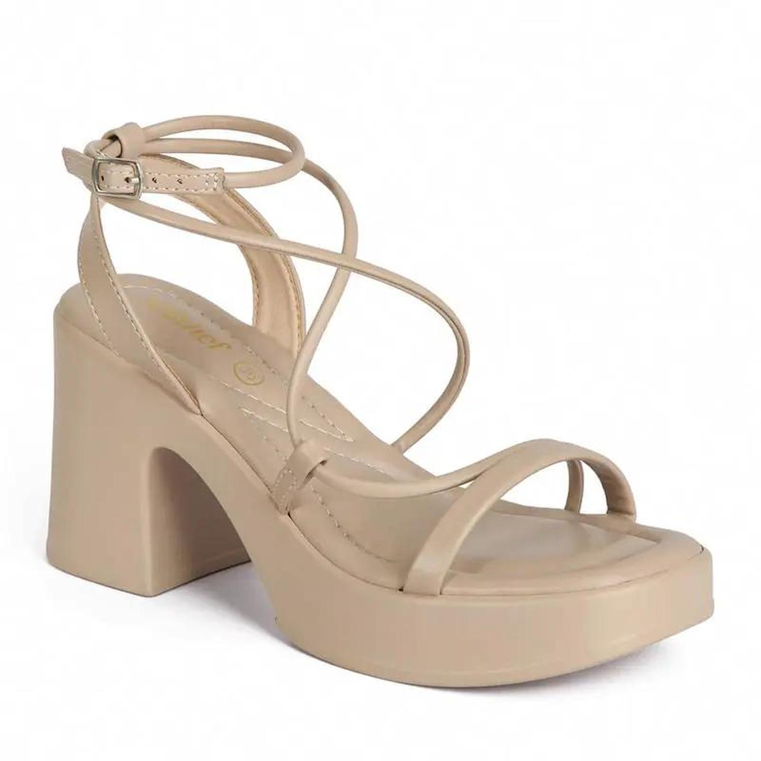 SANDALIA MUJER STHEF CASUAL BEIGE 7797 - 1