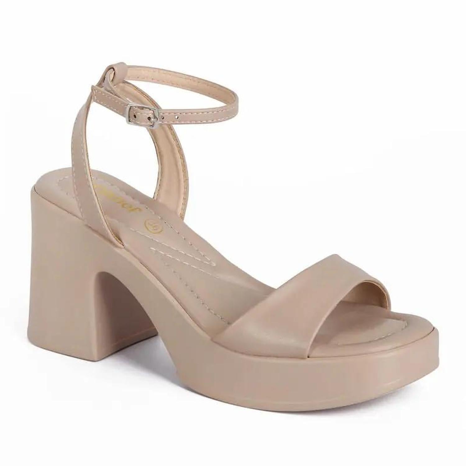 SANDALIA MUJER STHEF CASUAL BEIGE 7798 - 1