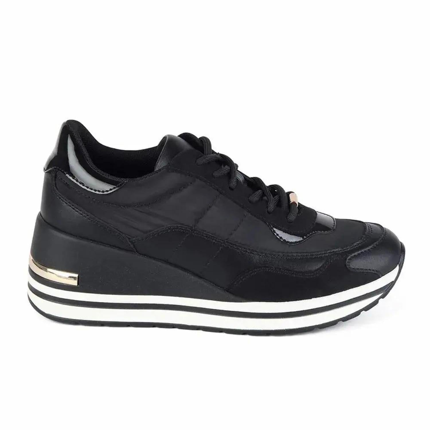 ZAPATILLA MUJER STHEF TRENDY NEGRO 7922 - 1