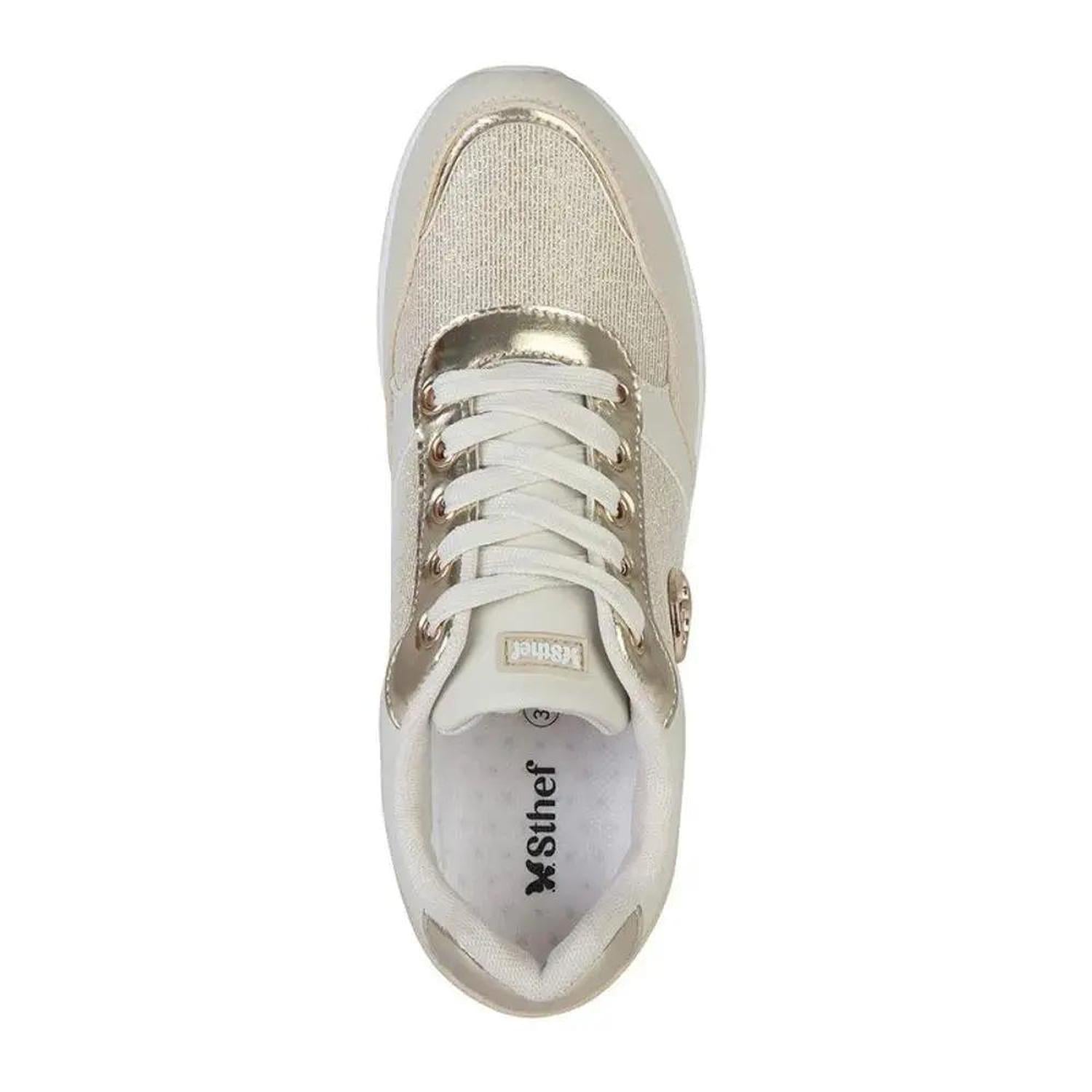 ZAPATILLA MUJER STHEF TRENDY BEIGE 7910 BEIGE 1114301 - 4