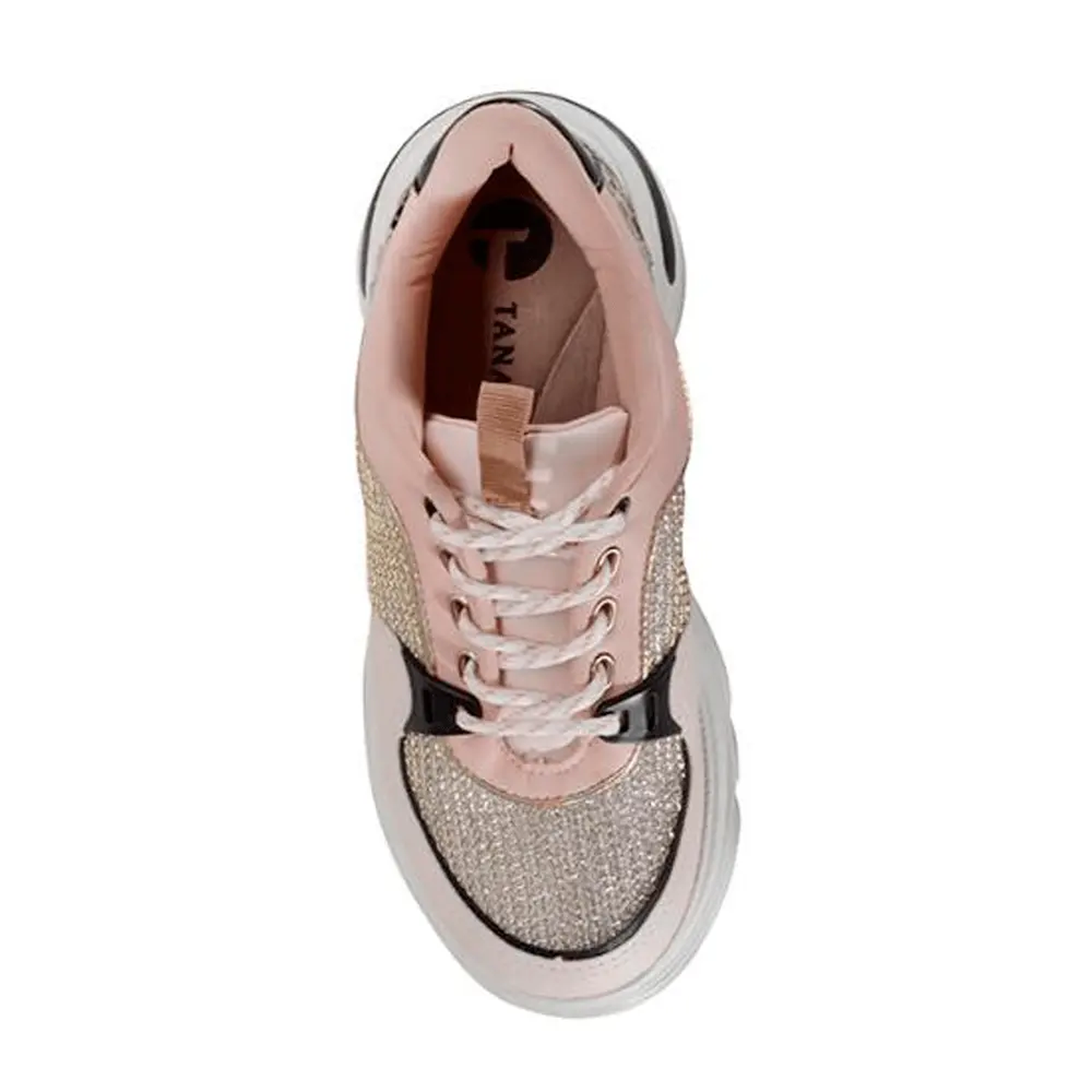 ZAPATILLAS MUJER T4181 OLIVA/PEACH/PRETO BEIGE 1073909 - 4