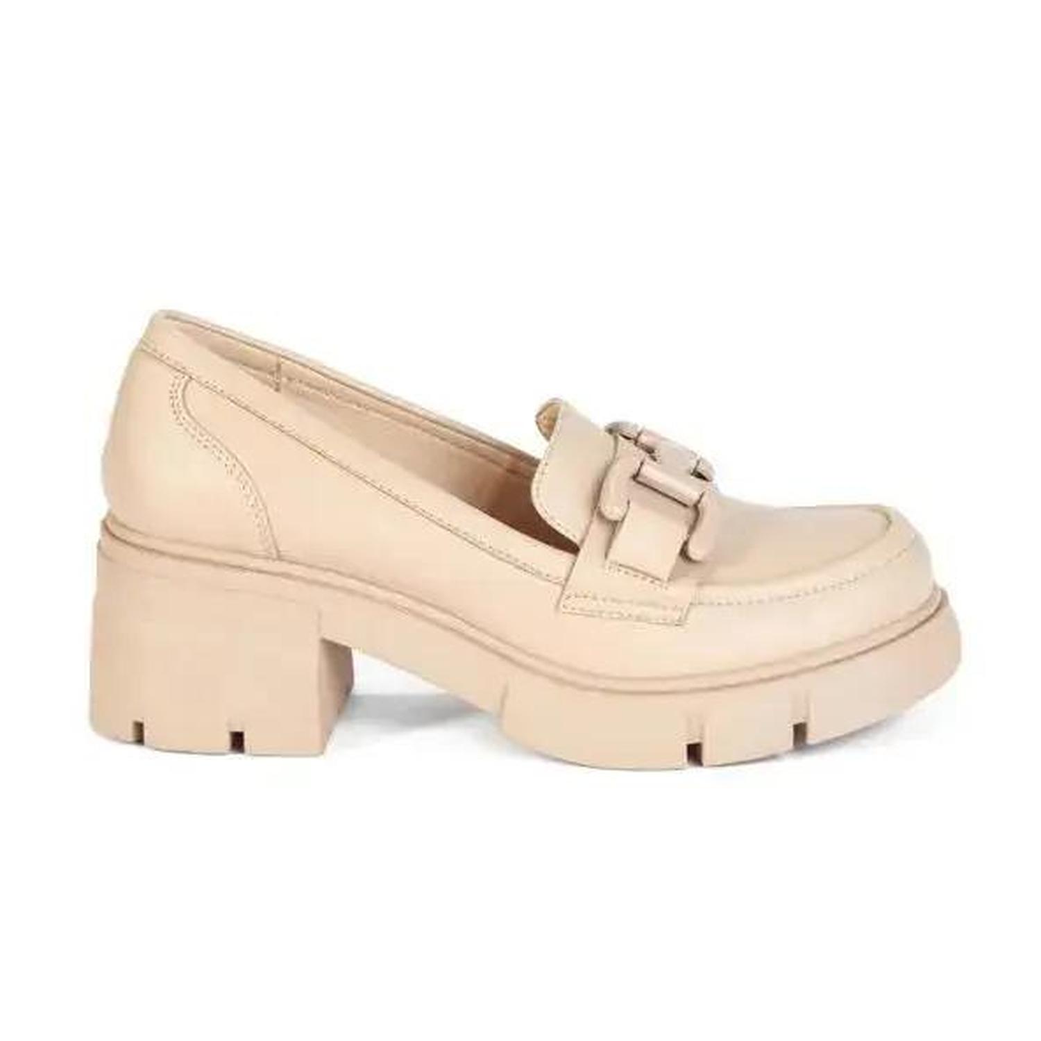 MOCASIN MUJER STHEF BEIGE 7628 - 1