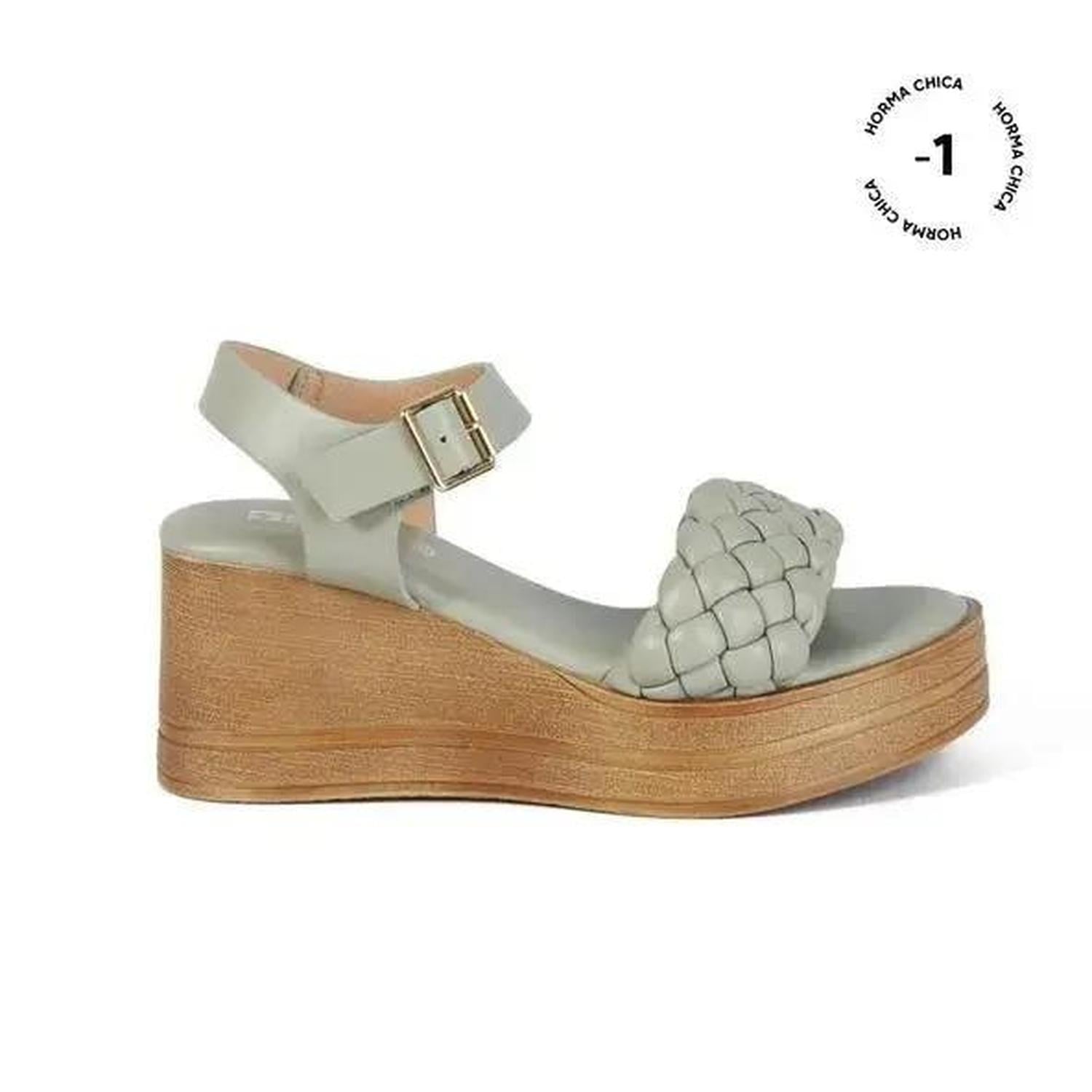 SANDALIA MUJER STHEF CASUAL VERDE 7536 SNTC - 1