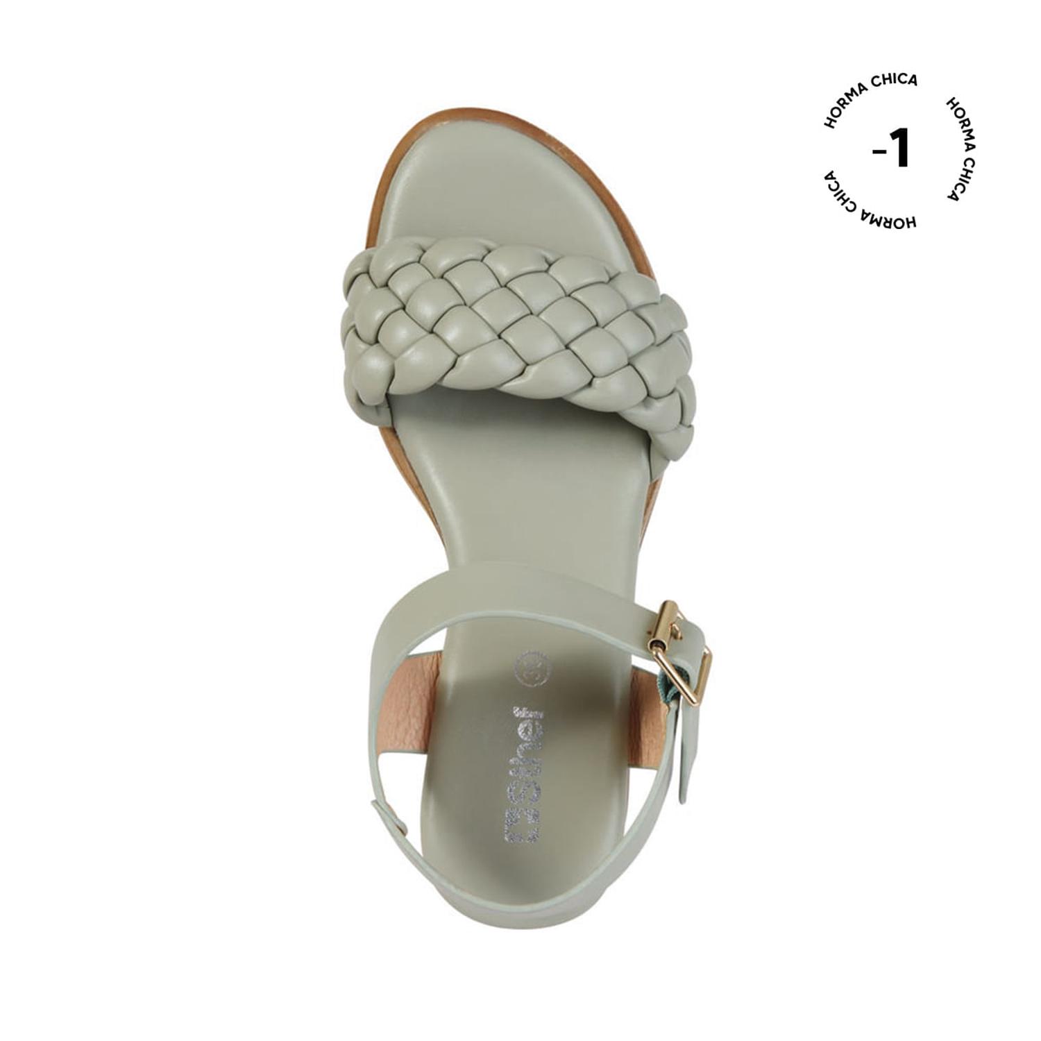 SANDALIA MUJER STHEF CASUAL VERDE 7536 SNTC - 4