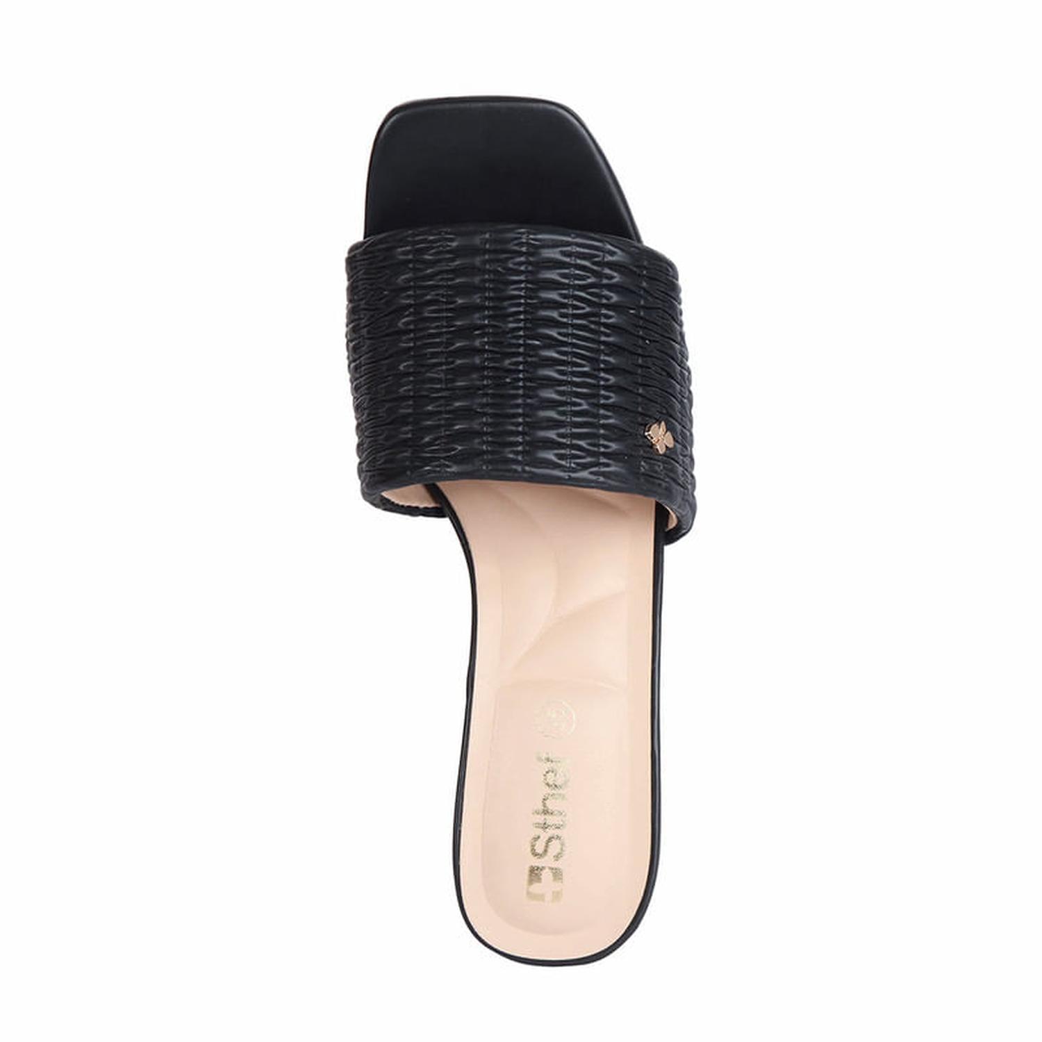 SANDALIA MUJER STHEF CASUAL NEGRO 7811 - 3
