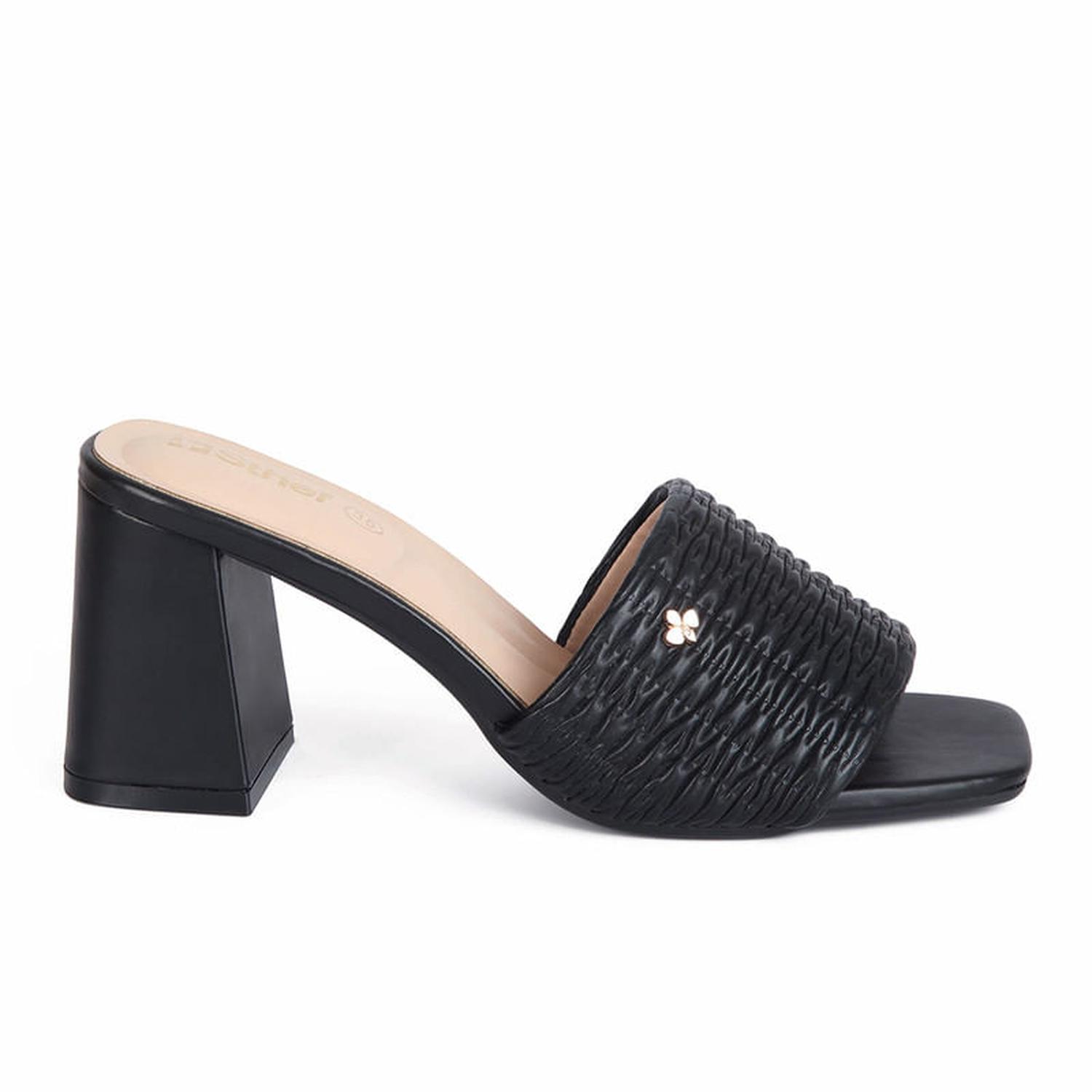 SANDALIA MUJER STHEF CASUAL NEGRO 7811 - 4
