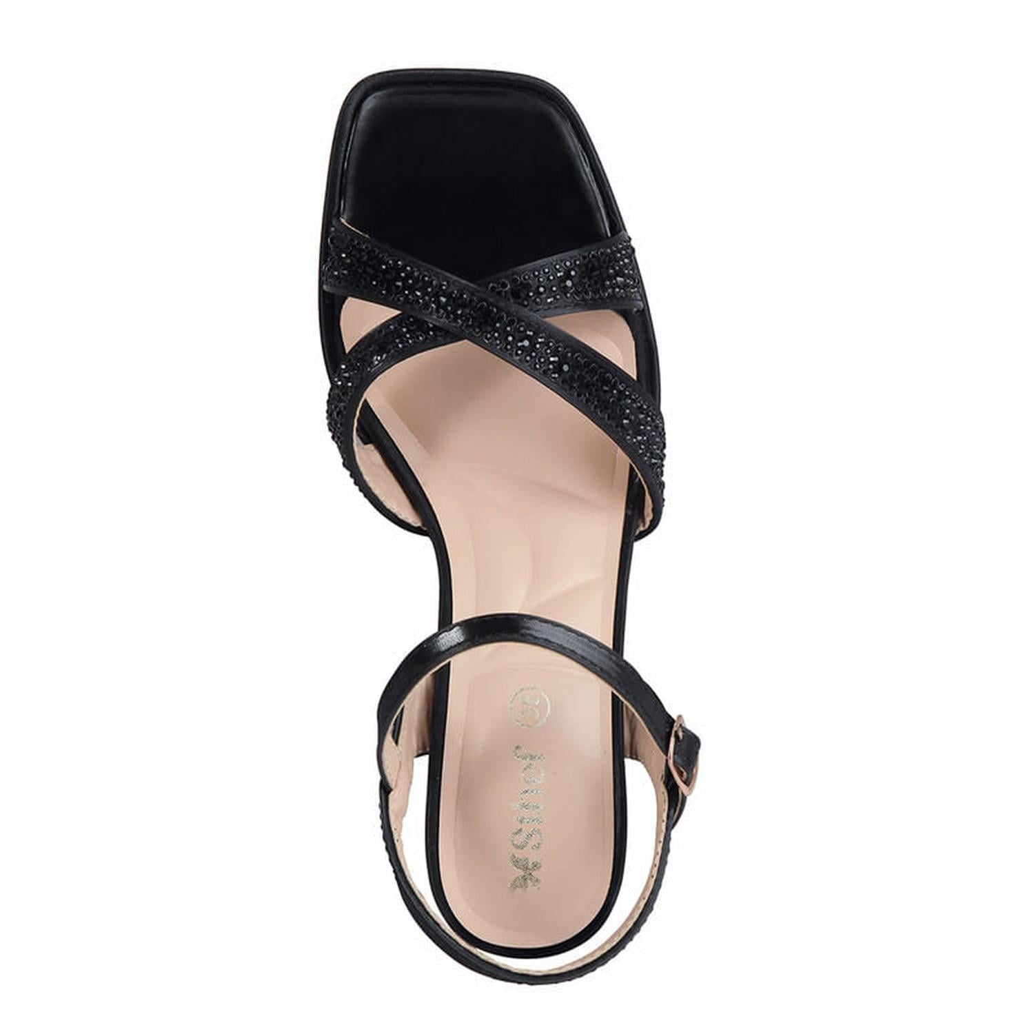 SANDALIA MUJER STHEF CASUAL NEGRO 7808 - 3