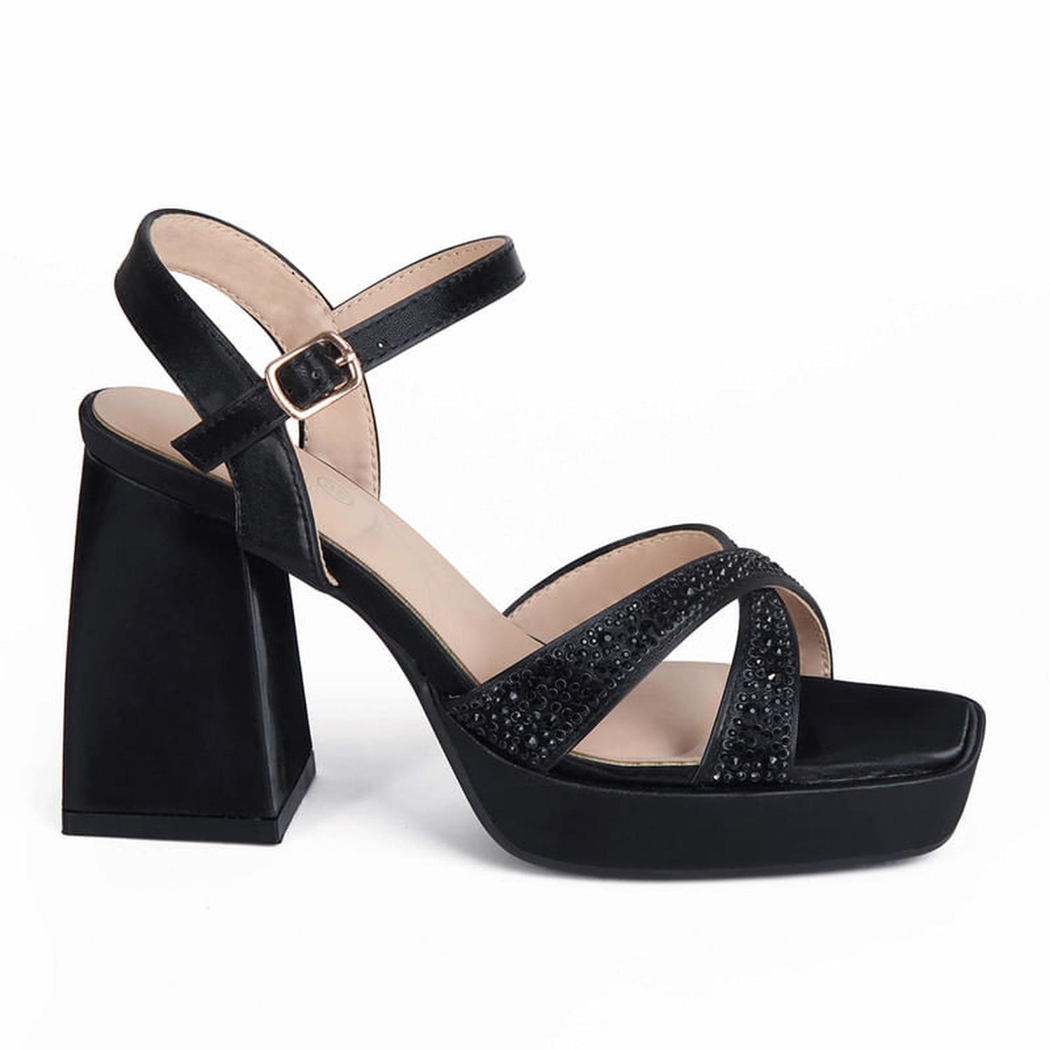 SANDALIA MUJER STHEF CASUAL NEGRO 7808 - 4