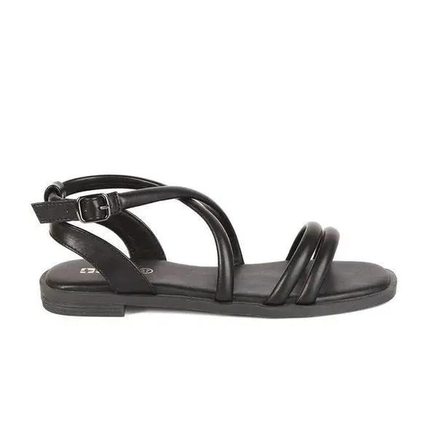 SANDALIA MUJER STHEF CASUAL NEGRO 7743 - 1