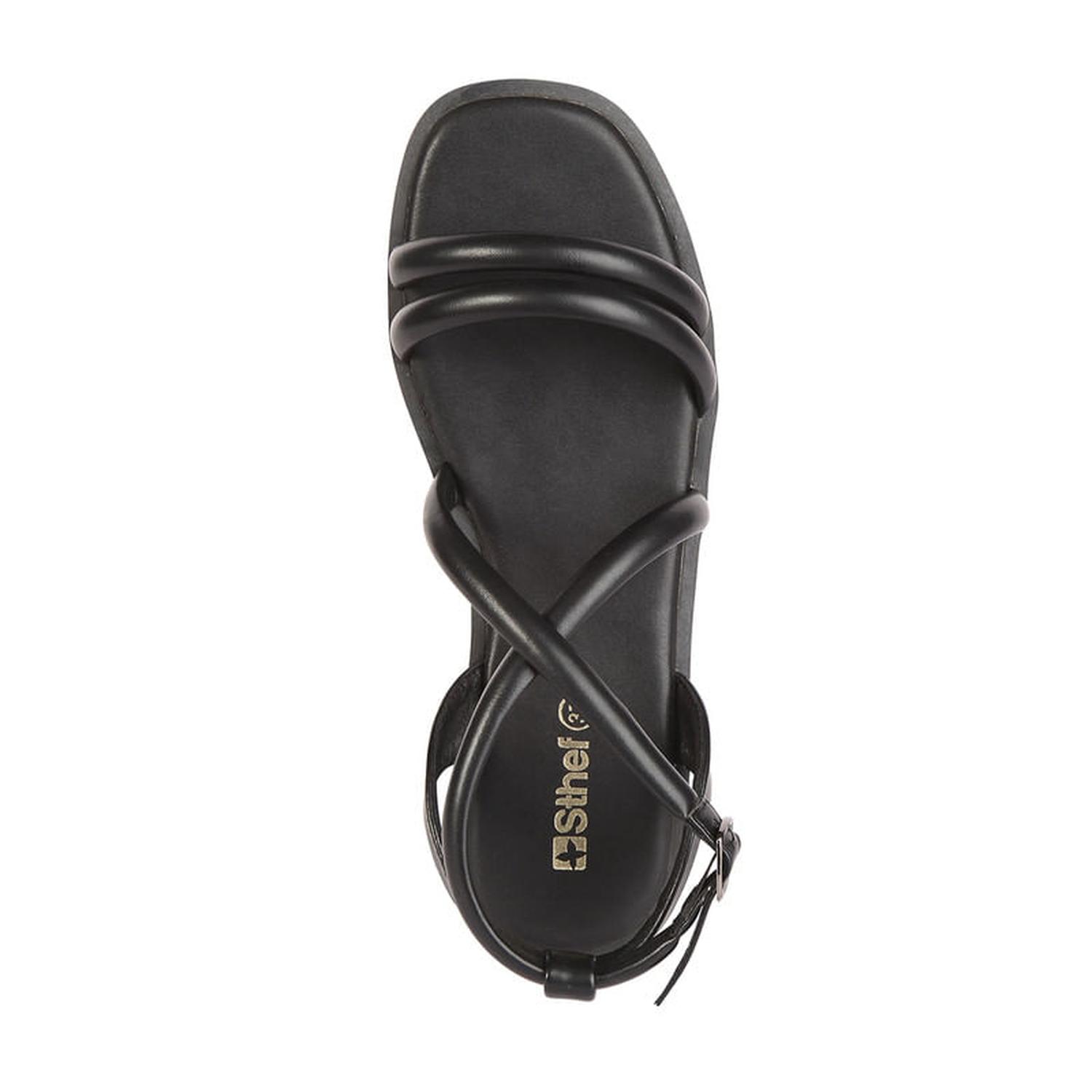 SANDALIA MUJER STHEF CASUAL NEGRO 7743 - 4