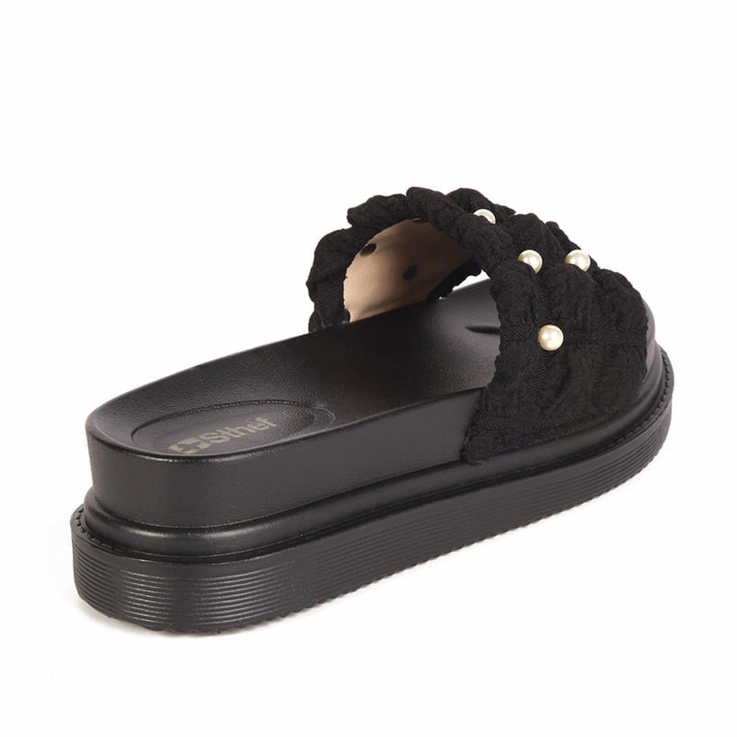 SANDALIA MUJER STHEF CASUAL NEGRO 7842 - 3