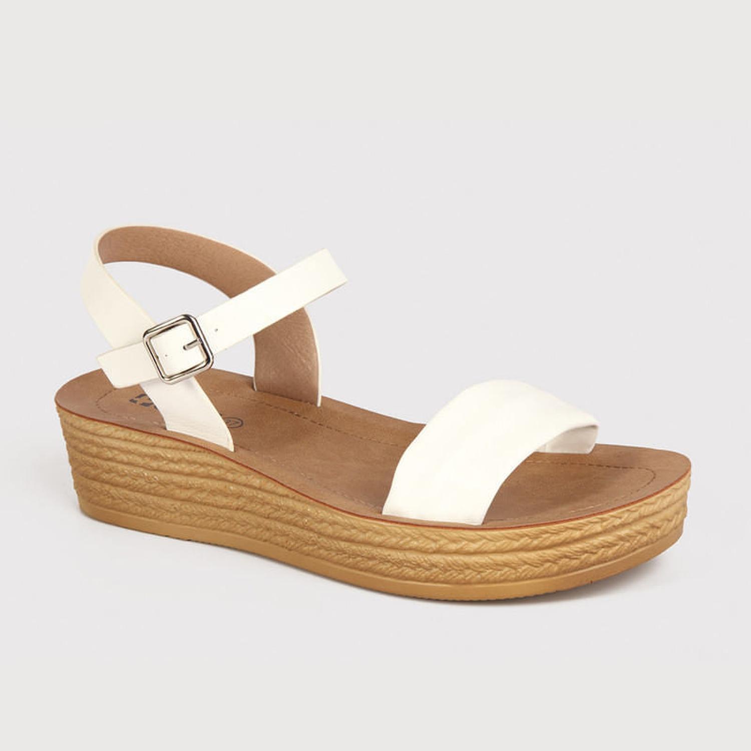 SANDALIAS CON CORREA MUJER 7755 BLANCO-STHEF - 1