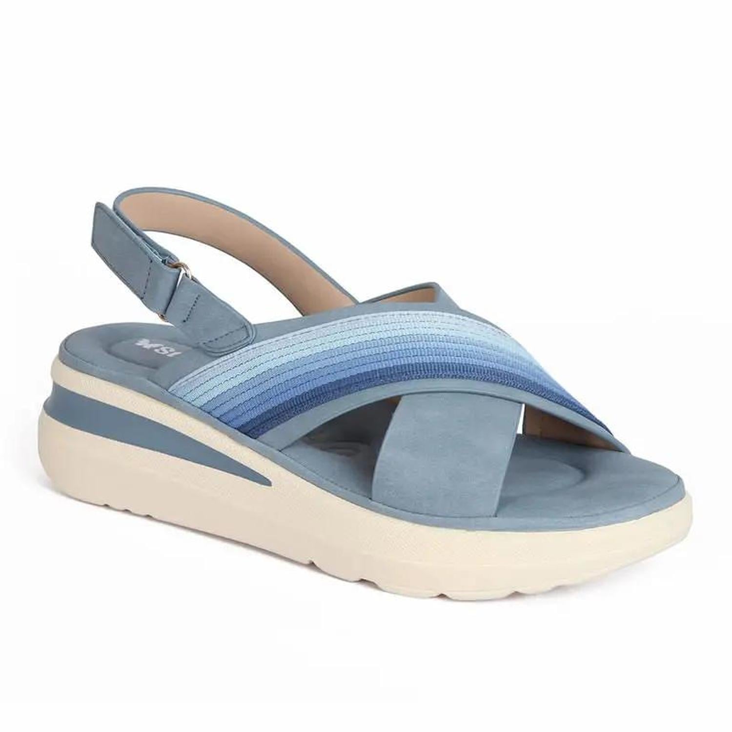 SANDALIA MUJER STHEF CASUAL AZUL 7792 - 1